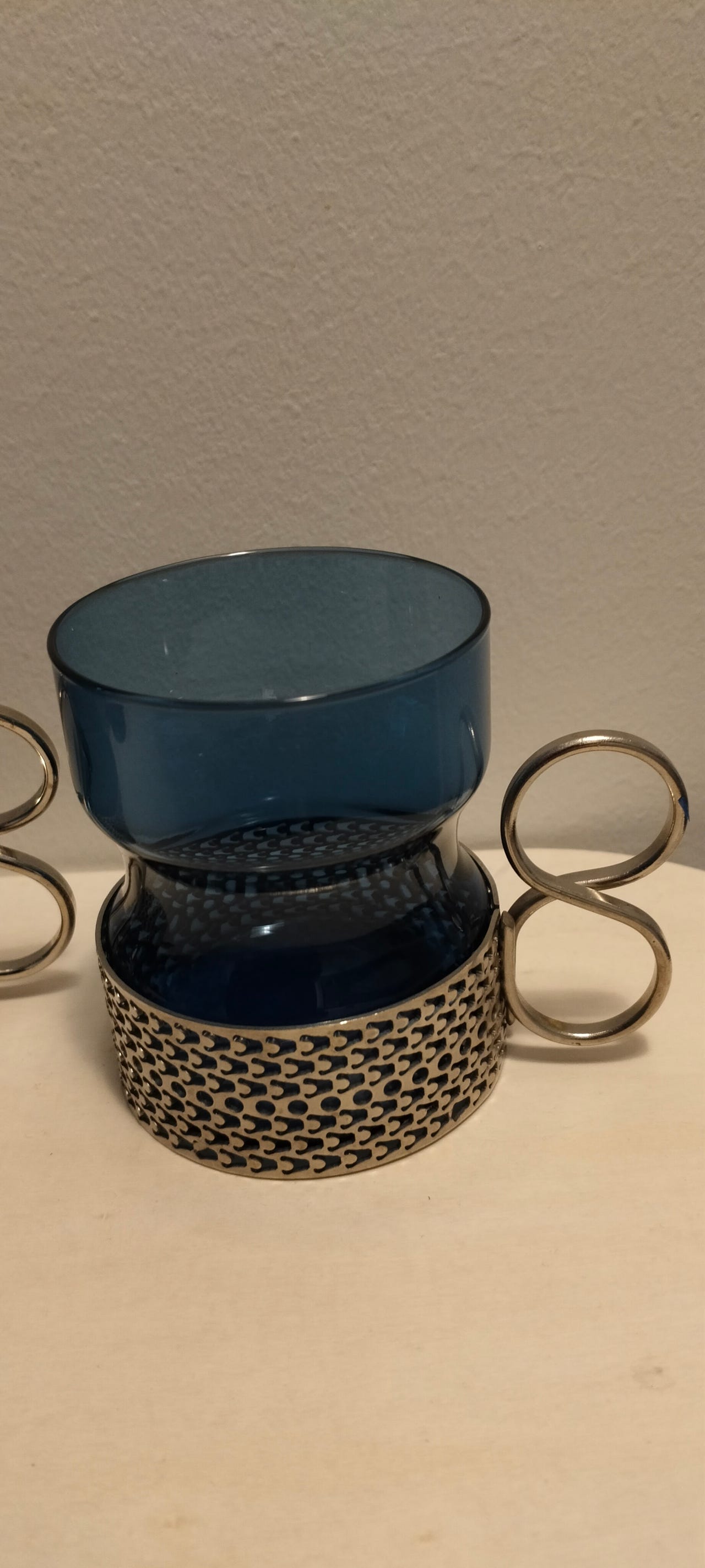 Iittala Tsaikka lasi sininen