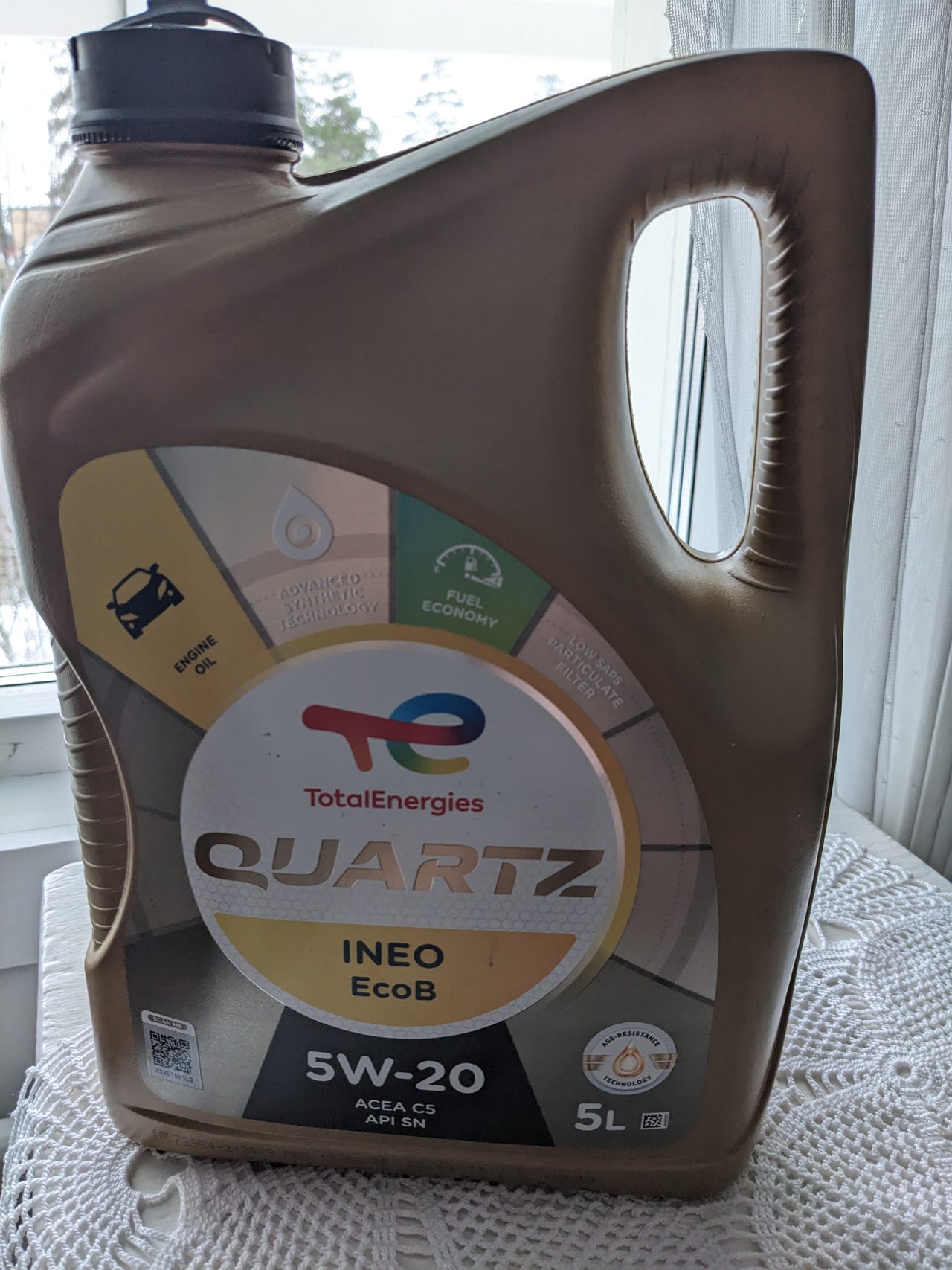 Moottoriöljy Total Quartz Ineo EcoB 5W-20
