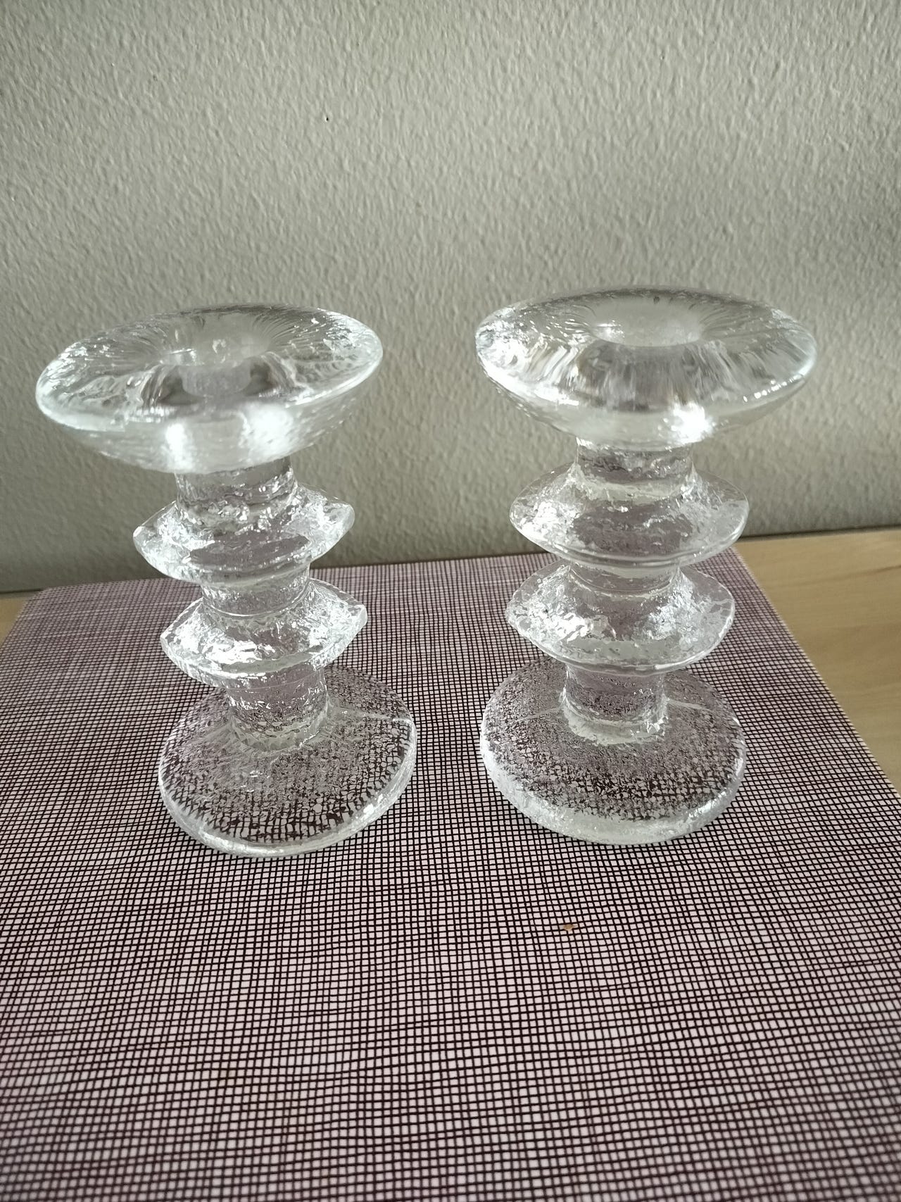 Iittala Festivo lasikynttilänjalat kirkas