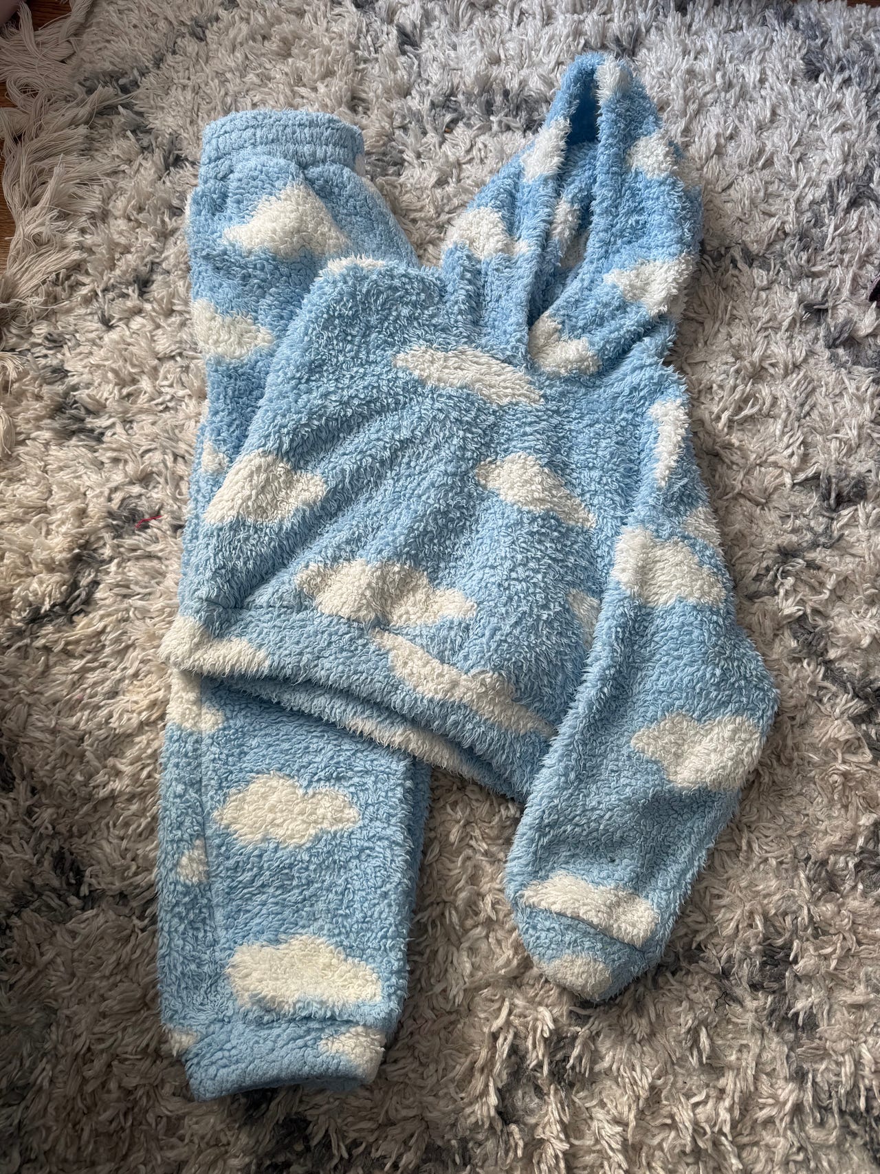 Fleece housut ja huppari 128