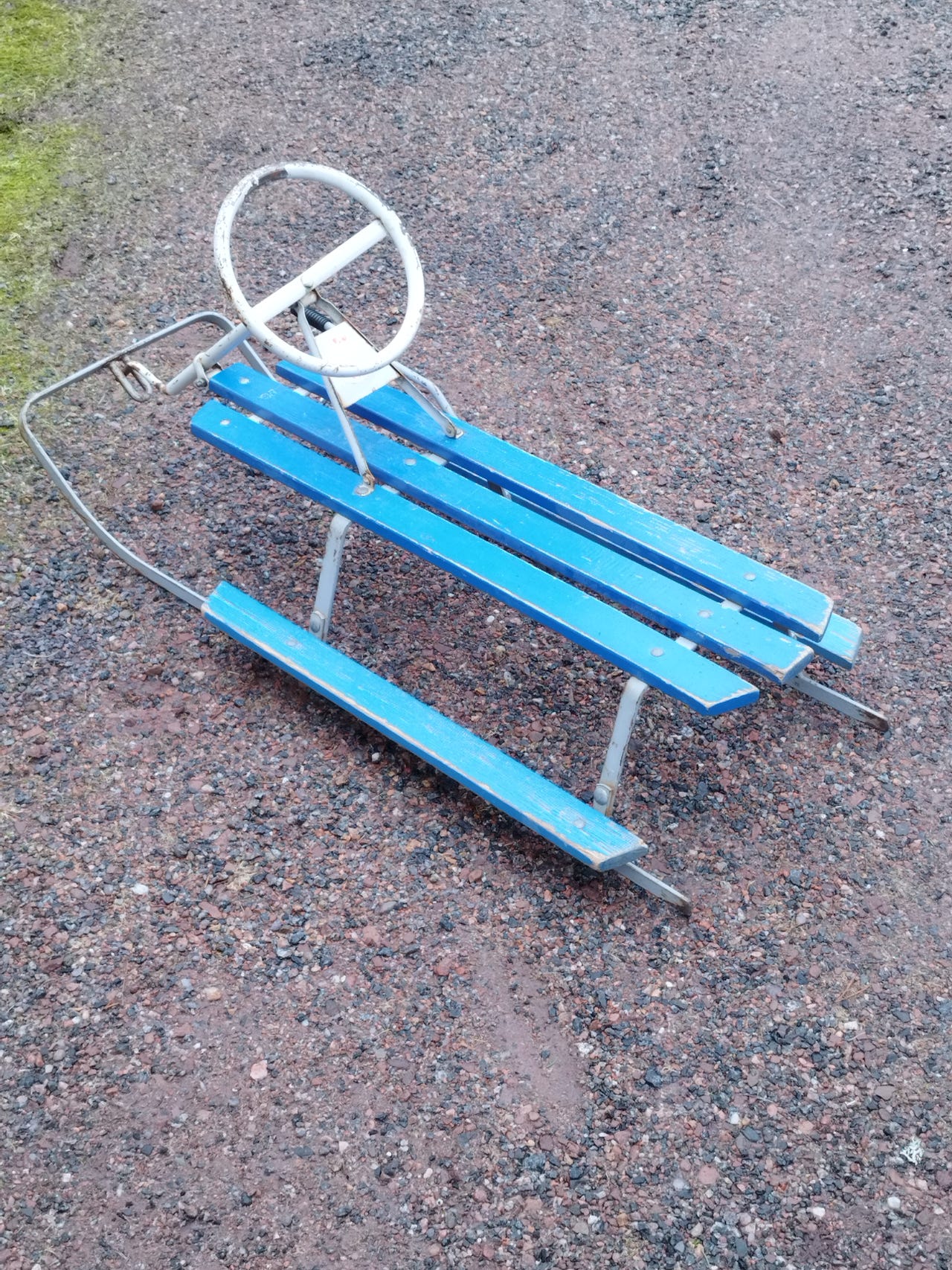 Vintage rattikelkka