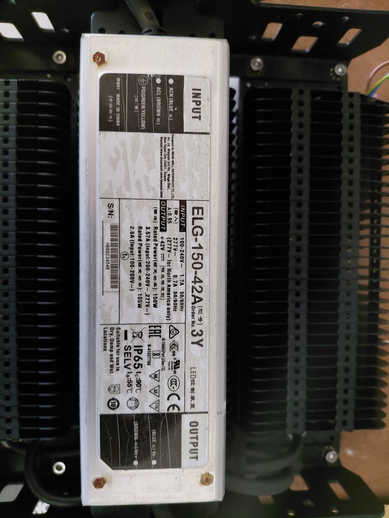 Led muuntaja 42v/150w