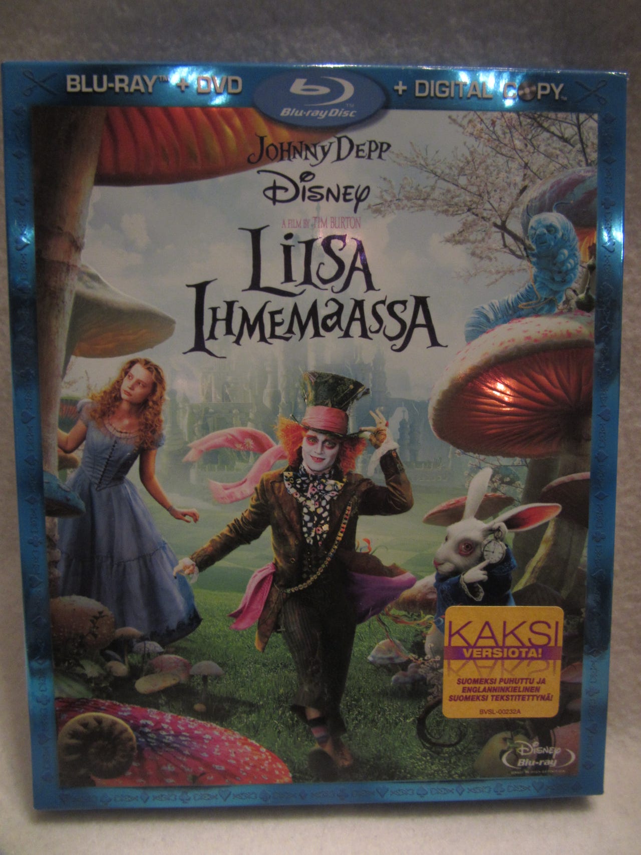 Liisa Ihmemaassa blu-ray + dvd + digital copy
