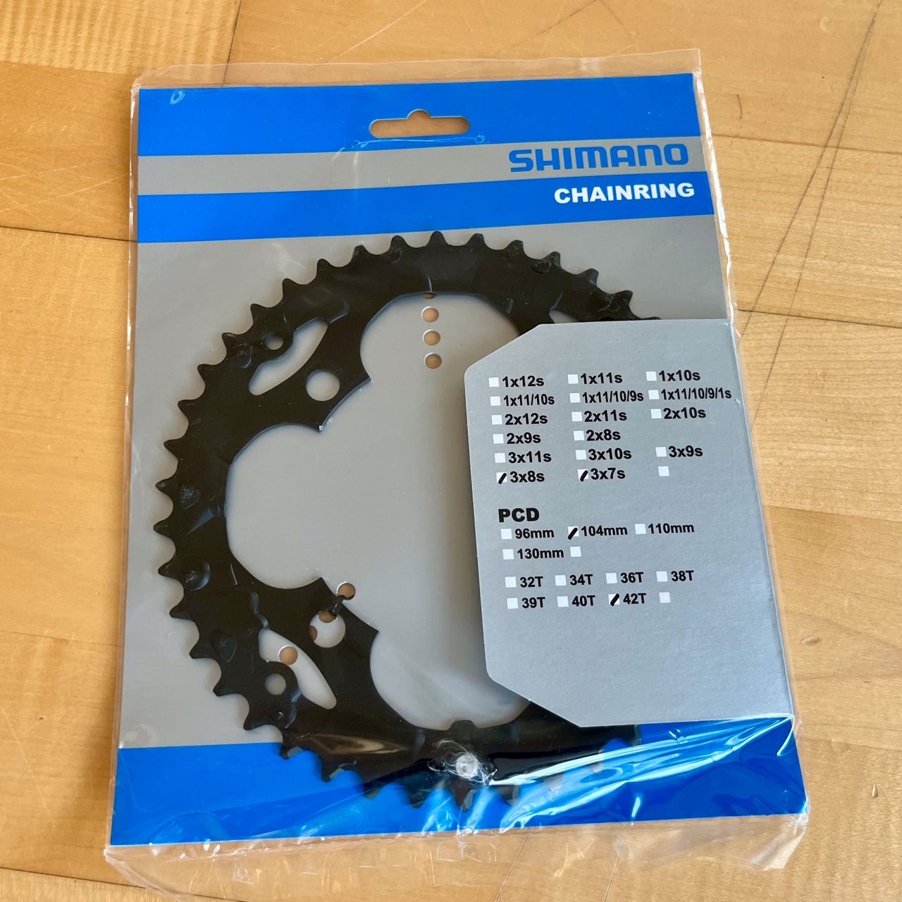 Eturattaat Shimano 7/8 speed 22/32/42T