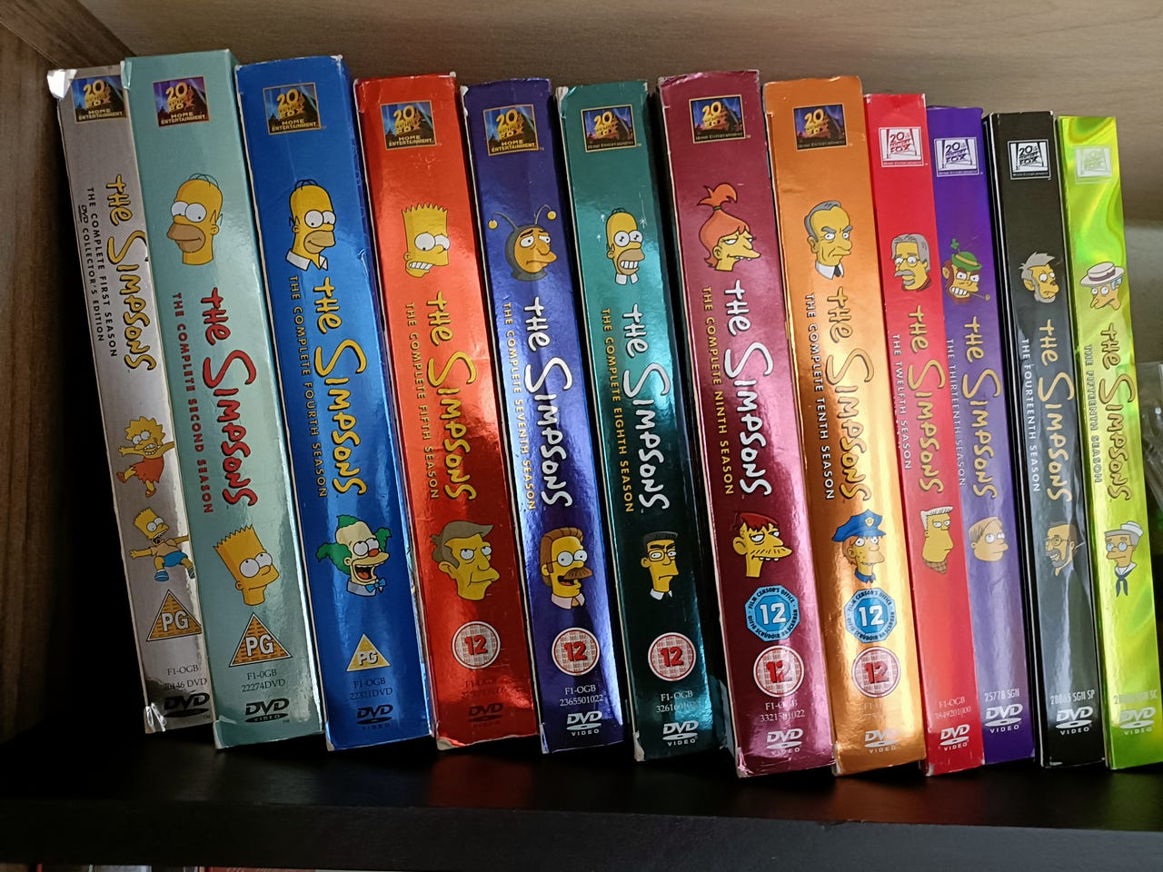 The Simpsons DVD-boksi kokoelma