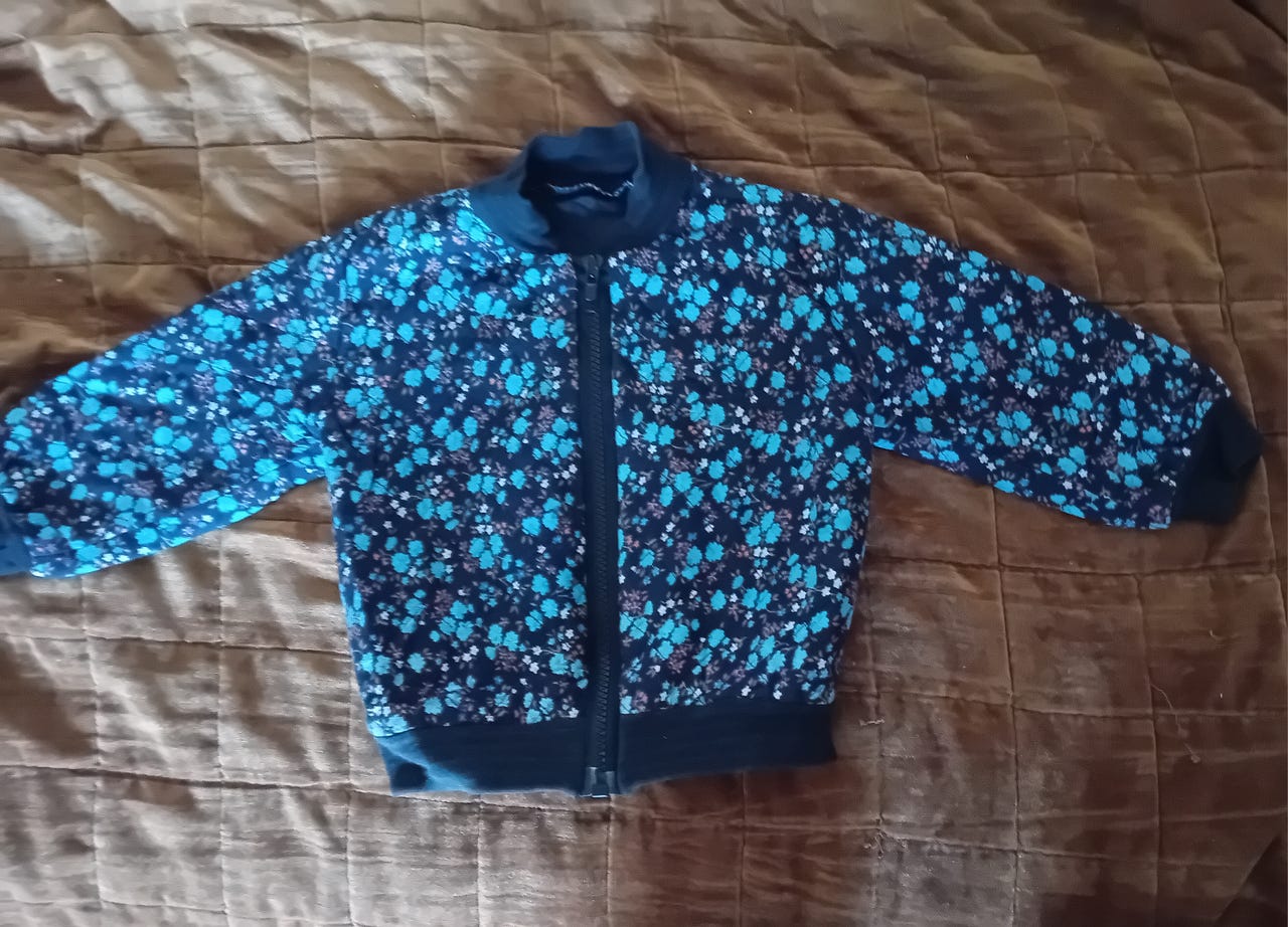 Pojan ulkoilutakki ja - haalari koko 90