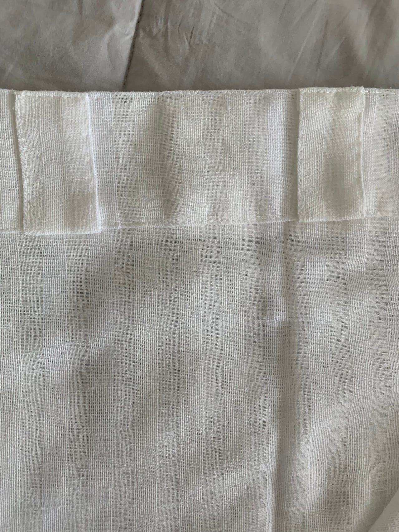 Hemtex verho valkoinen polyesteri 2 kpl