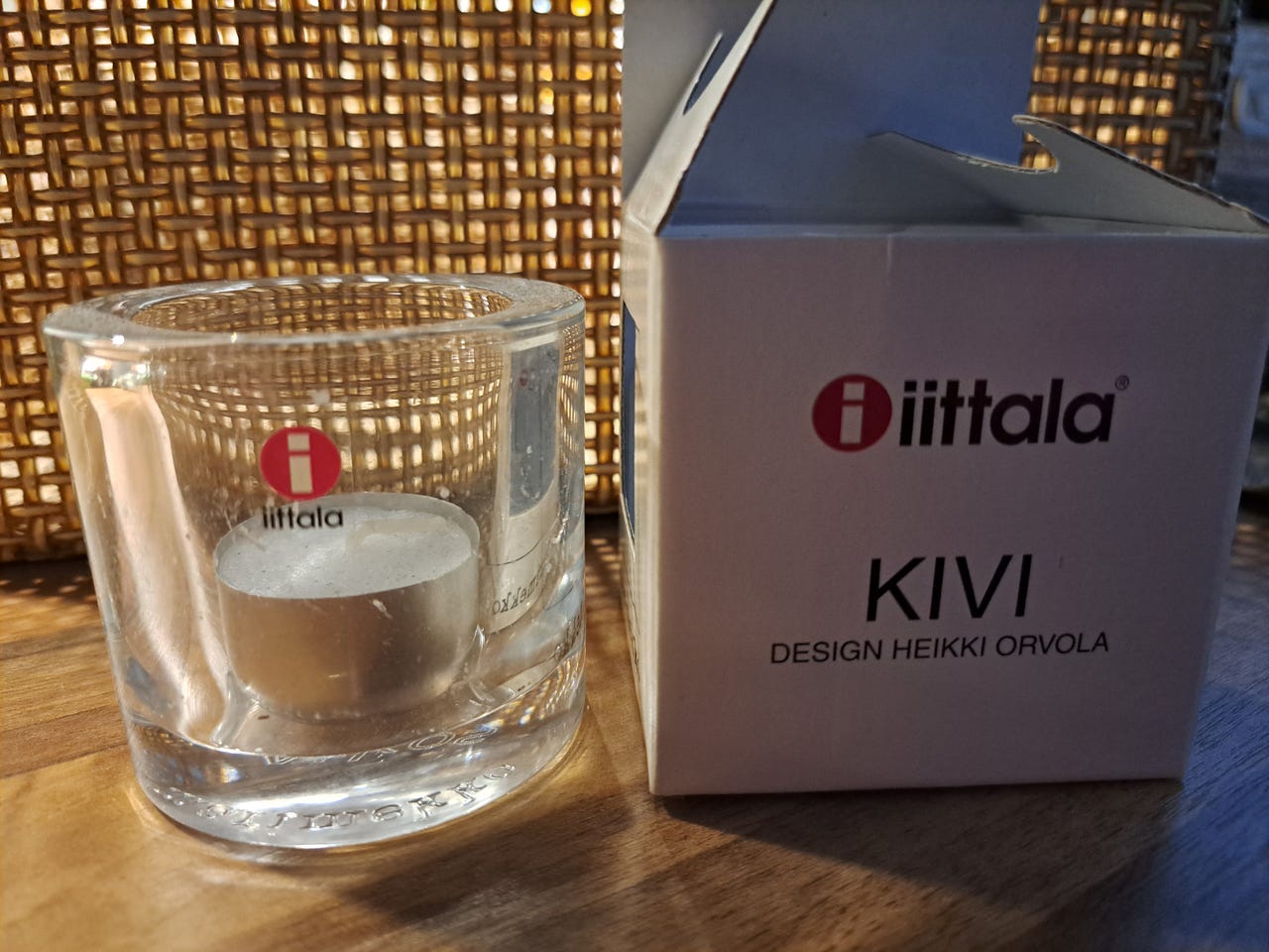 Iittala Kivi tuikkukippo, kirkas