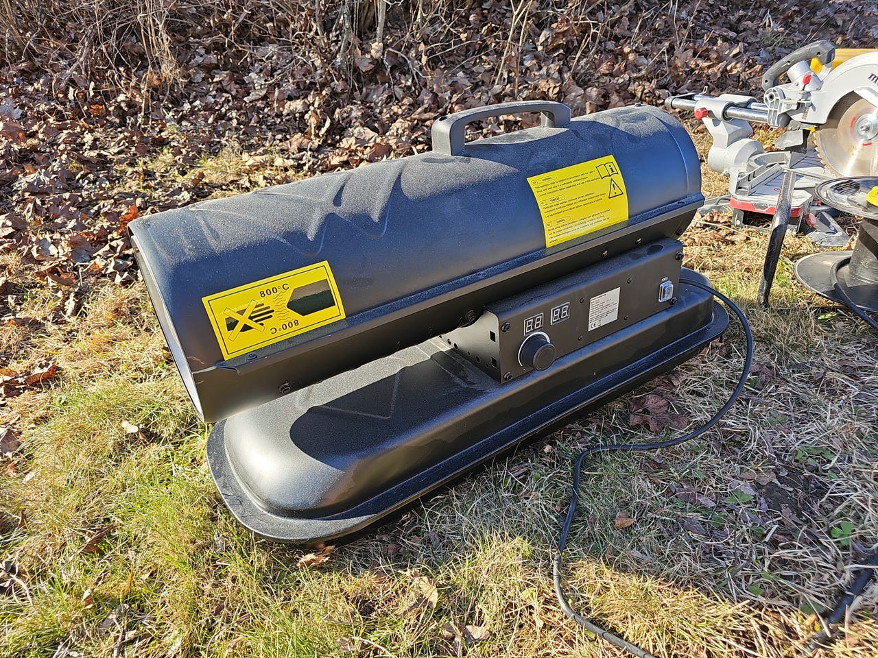 Diesel hallilämmitin HL20 20 kW musta