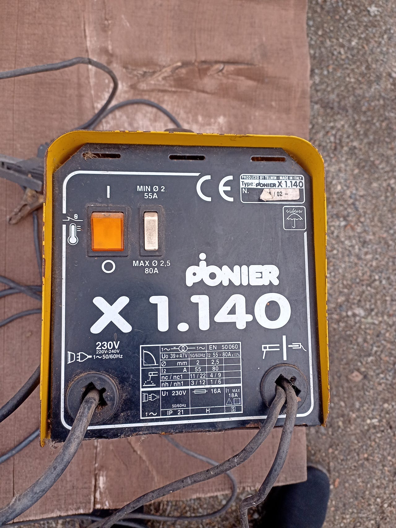 Ponier X 1.140 hitsauskone 230V