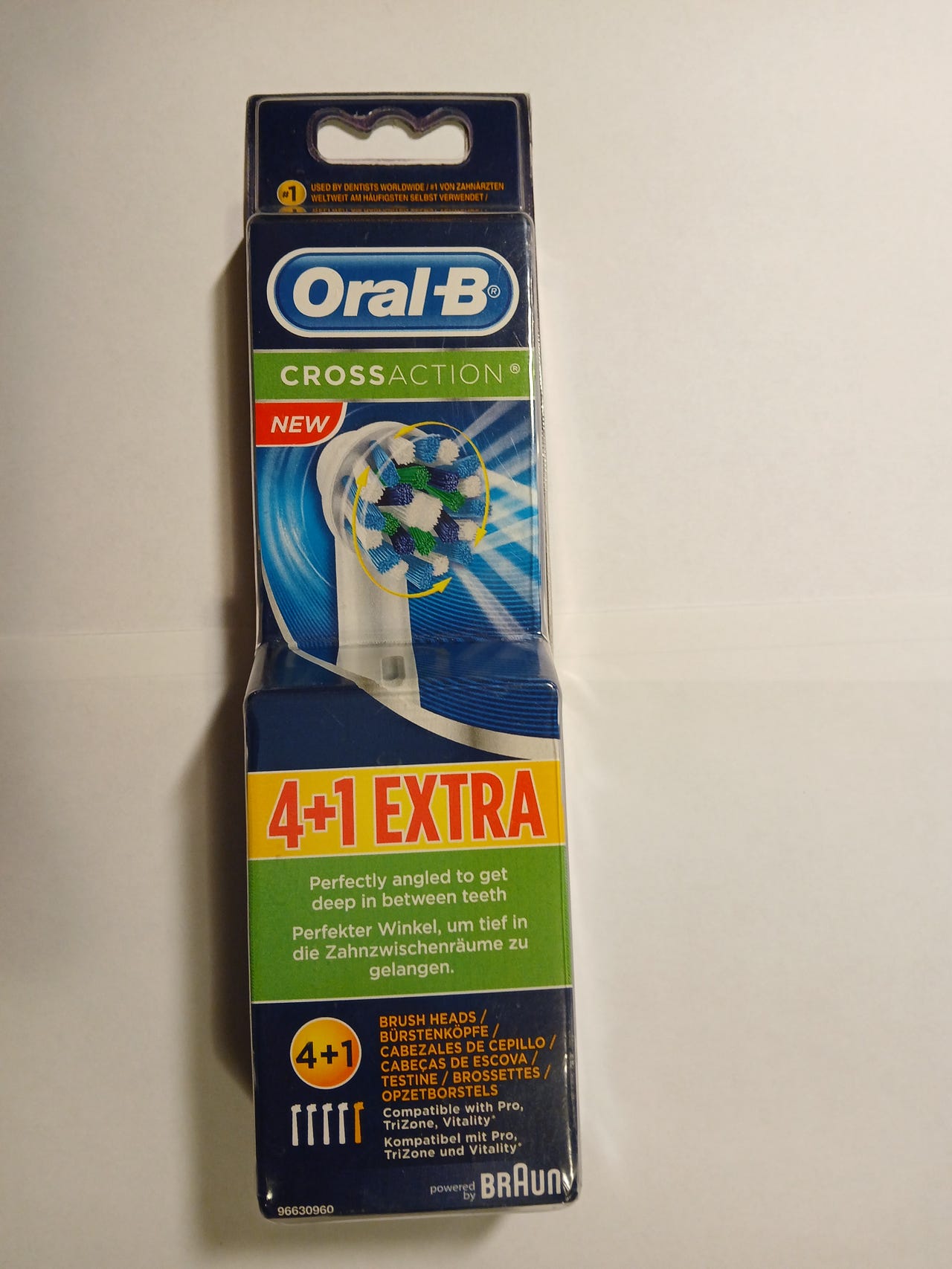 Braun Oral-B Cross action harjat 5 kpl avaamaton pakkaus