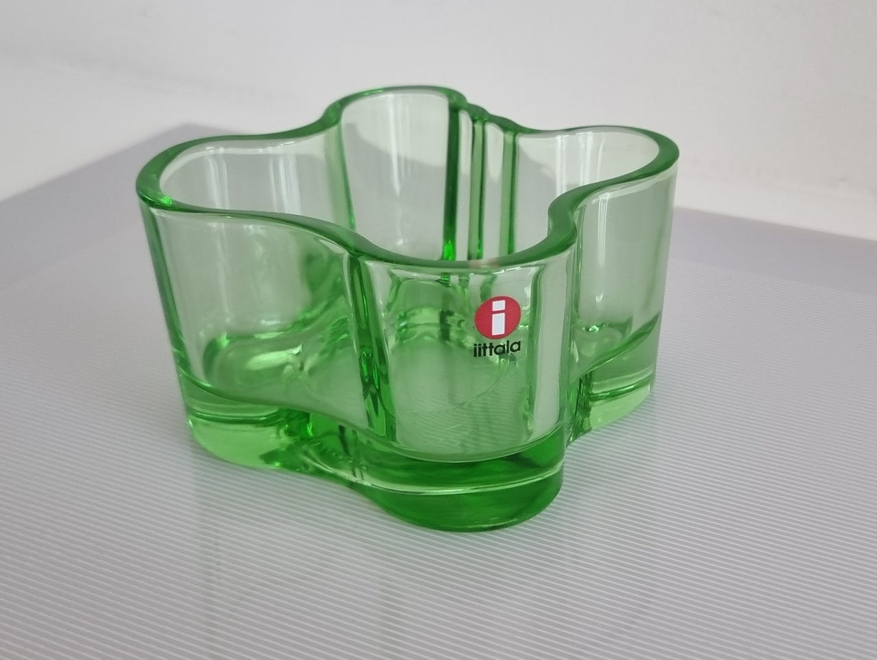 Iittala Aalto kynttilälyhty 55mm omenanvihreä