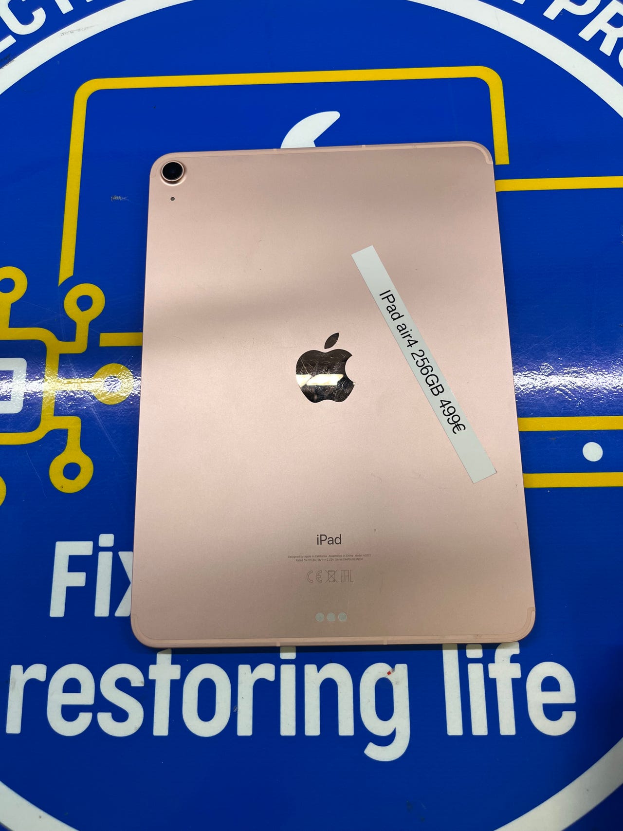 iPad Air 4 256GB Rose Gold 12kk takuu
