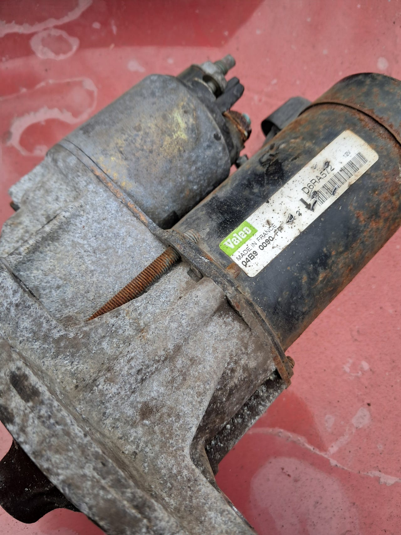 Peugeot 206 starttimoottori valeo