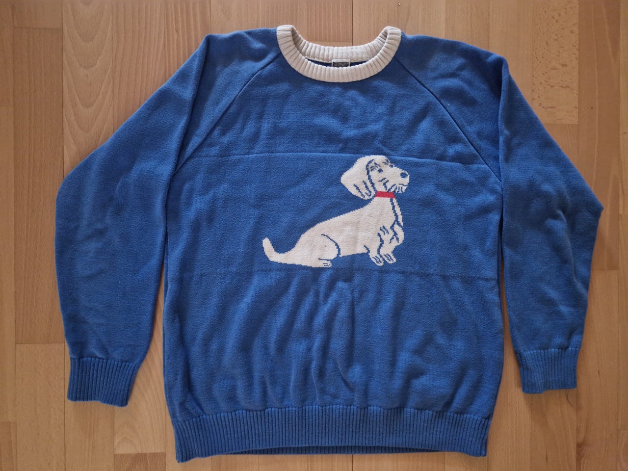 R-Collection lasten mäyräkoira neulepaita 140