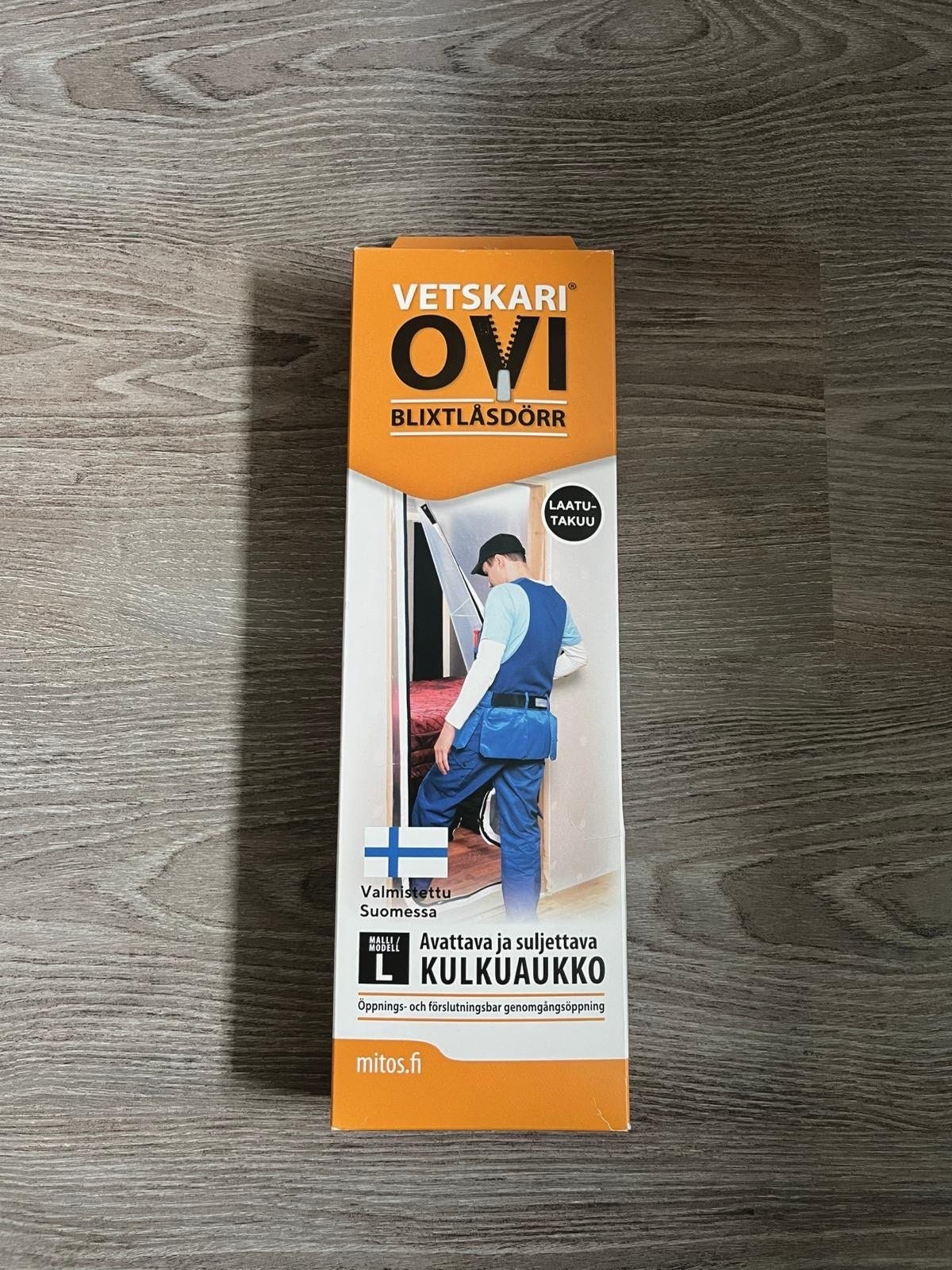 Mitos Vetskari ovi (avattava ja suljettava kulkuaukko)