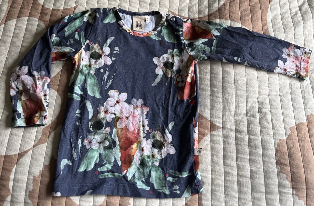 Kaiko blue blossom paita