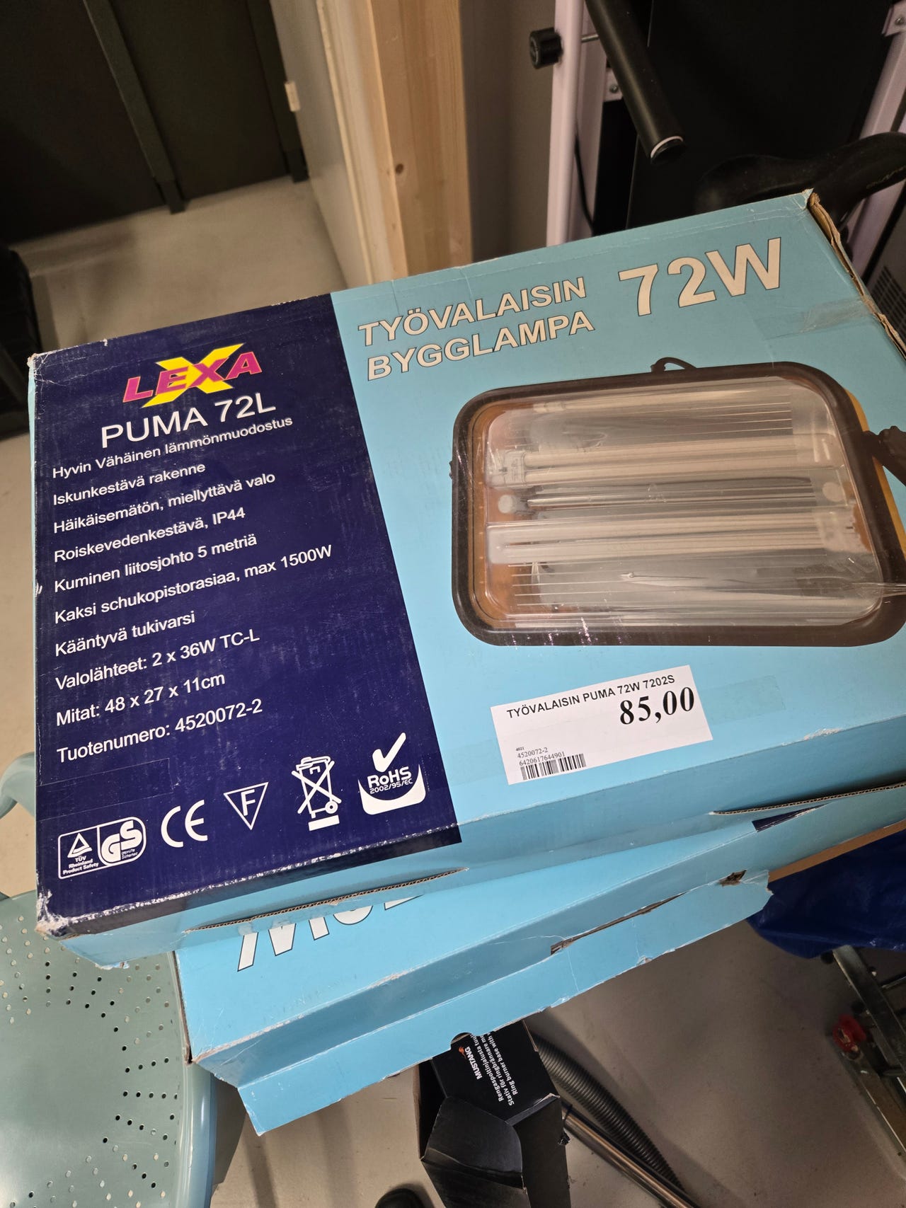 Loxa Puma 72L työvalaisin 72W
