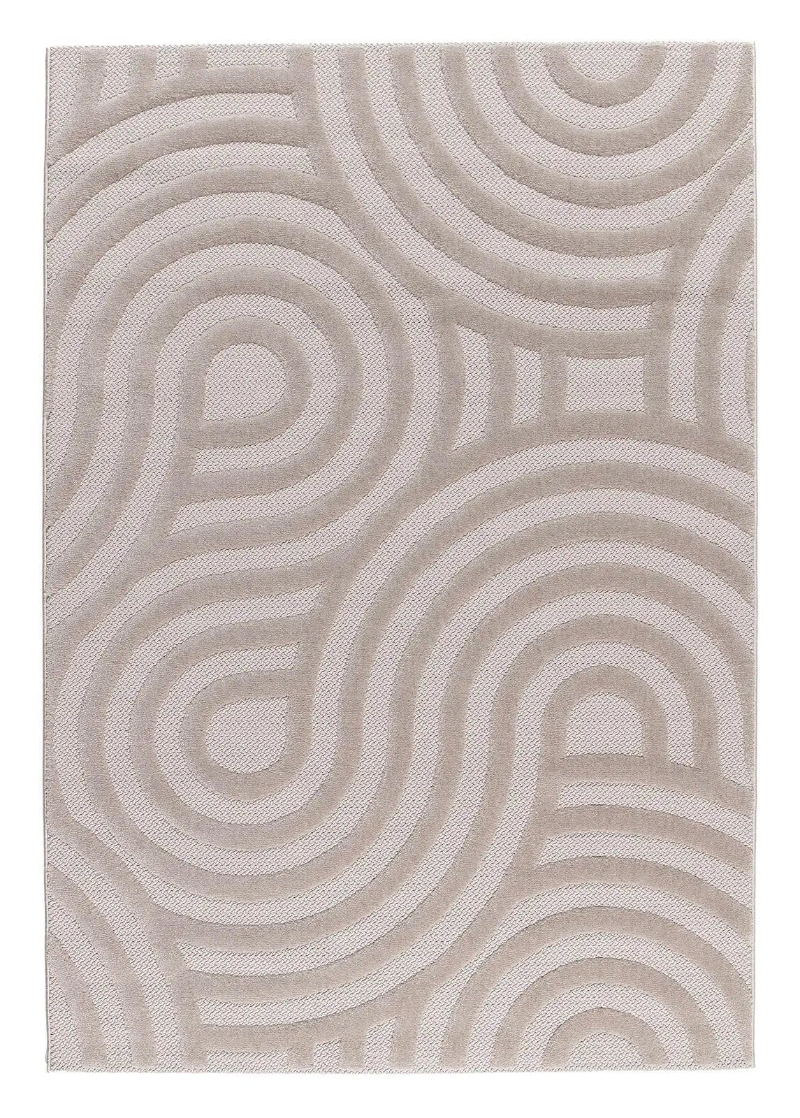Loop matto taupe -  160x230 cm tai 200x290 cm