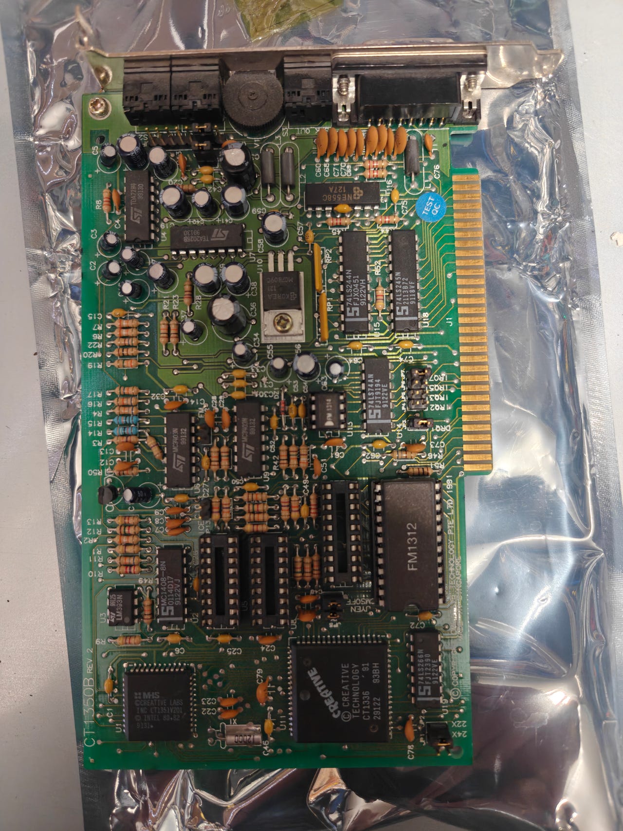 CREATIVE SOUND BLASTER 16 CT2260 ISA vintage sound card SB16 VIBRA 16 OPL3 ! EUR 69,00 - FR