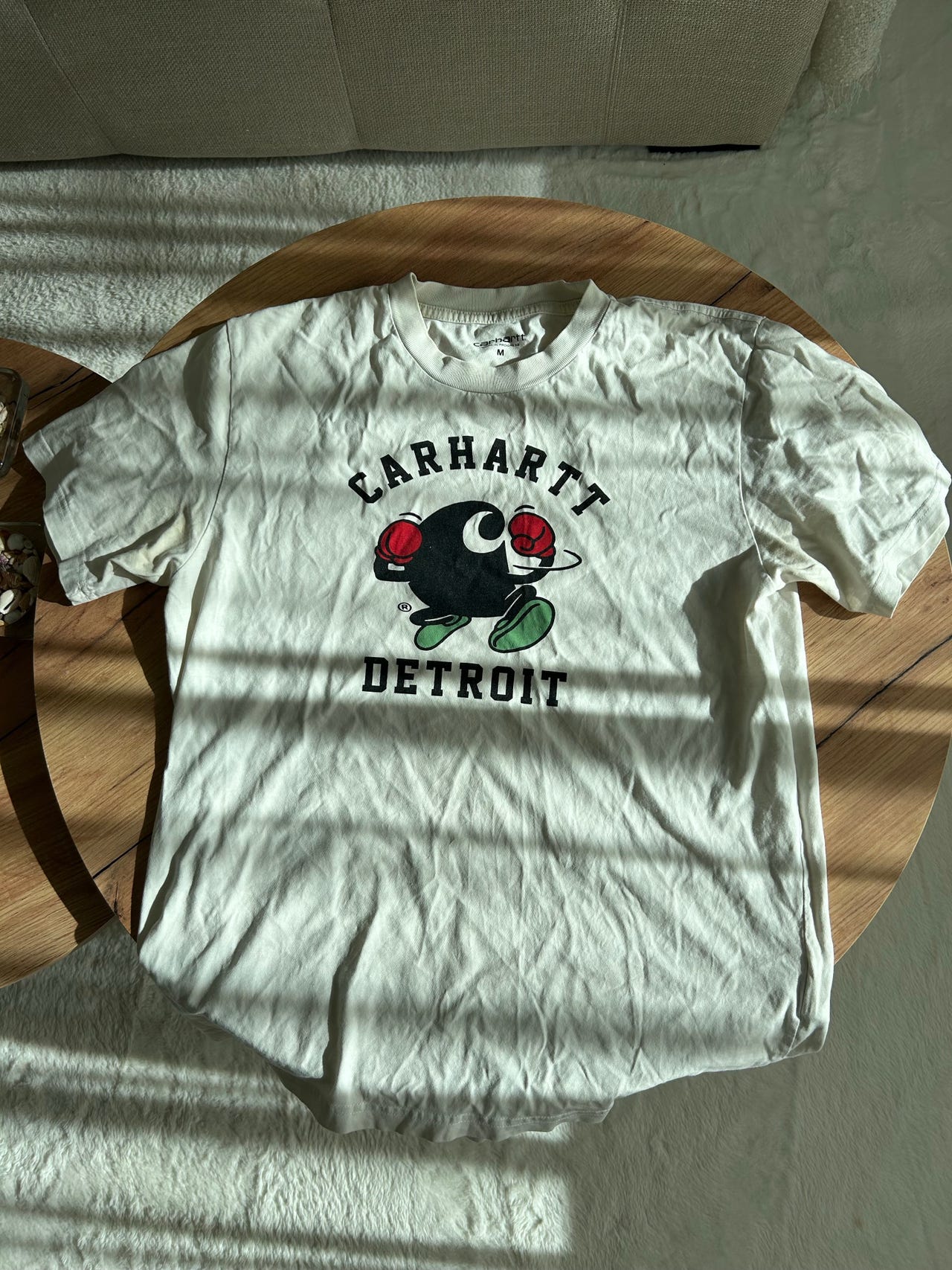 Carhartt t-paita M valkoinen puuvilla miehille