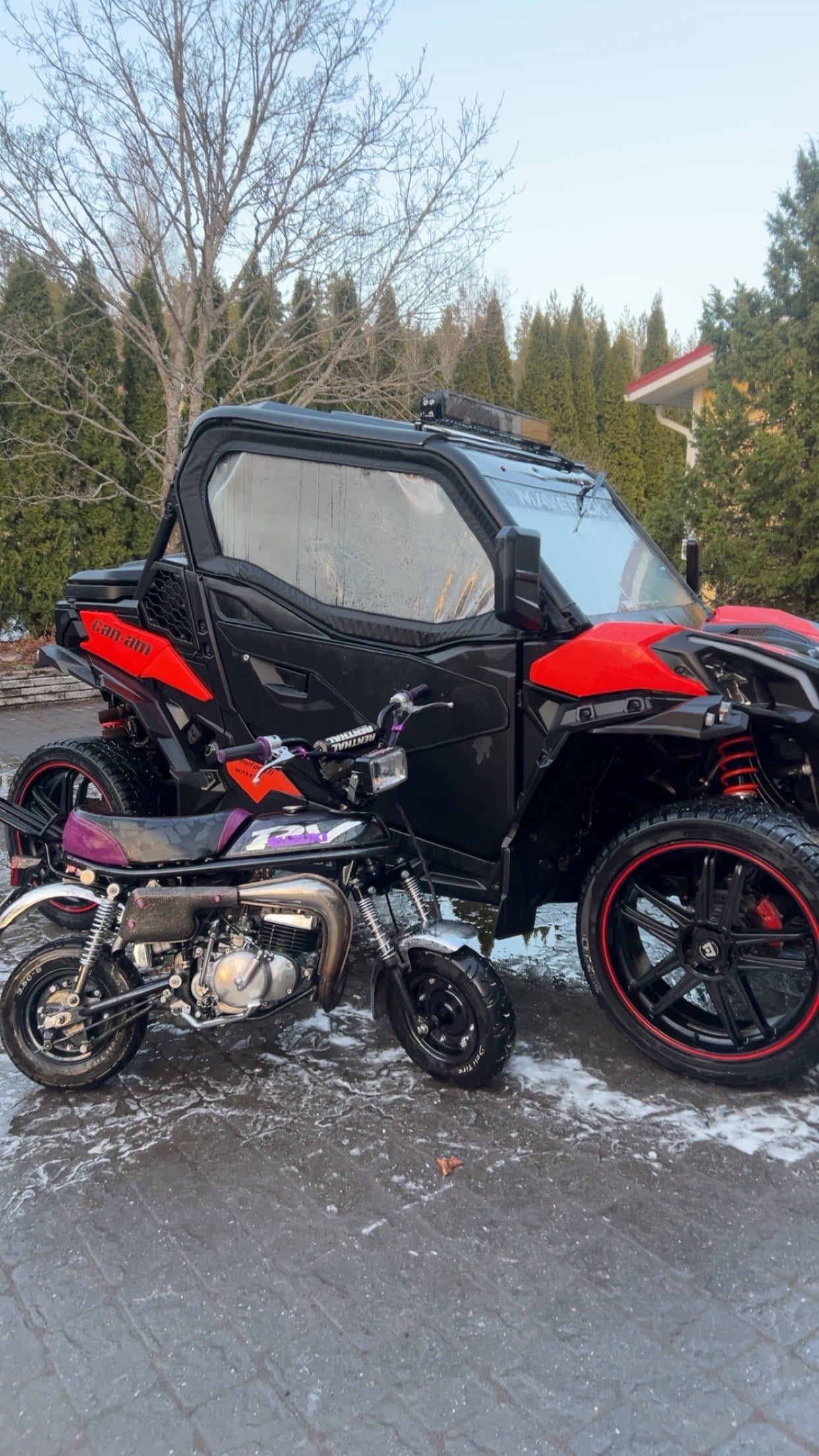 Can am maverick jaonmuutos spacerit ja 20” vanteet