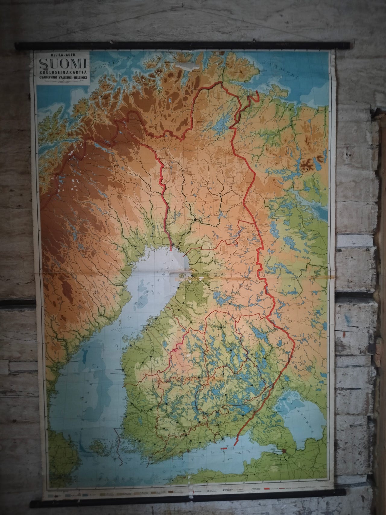 Vanha koulukartta, Suomi