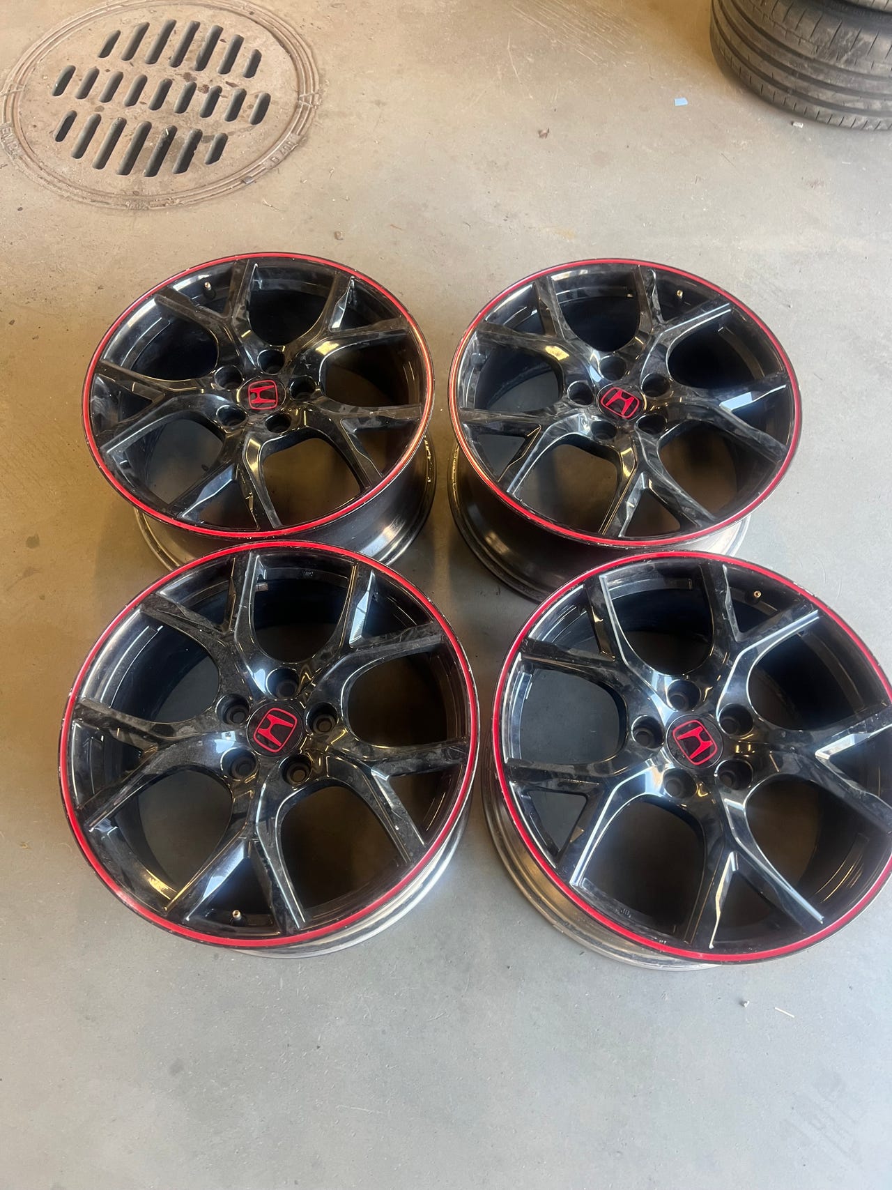 Honda Civic Type-R FK2 19” Alkuperäiset Alumiinvanteet 8.5” Pultt