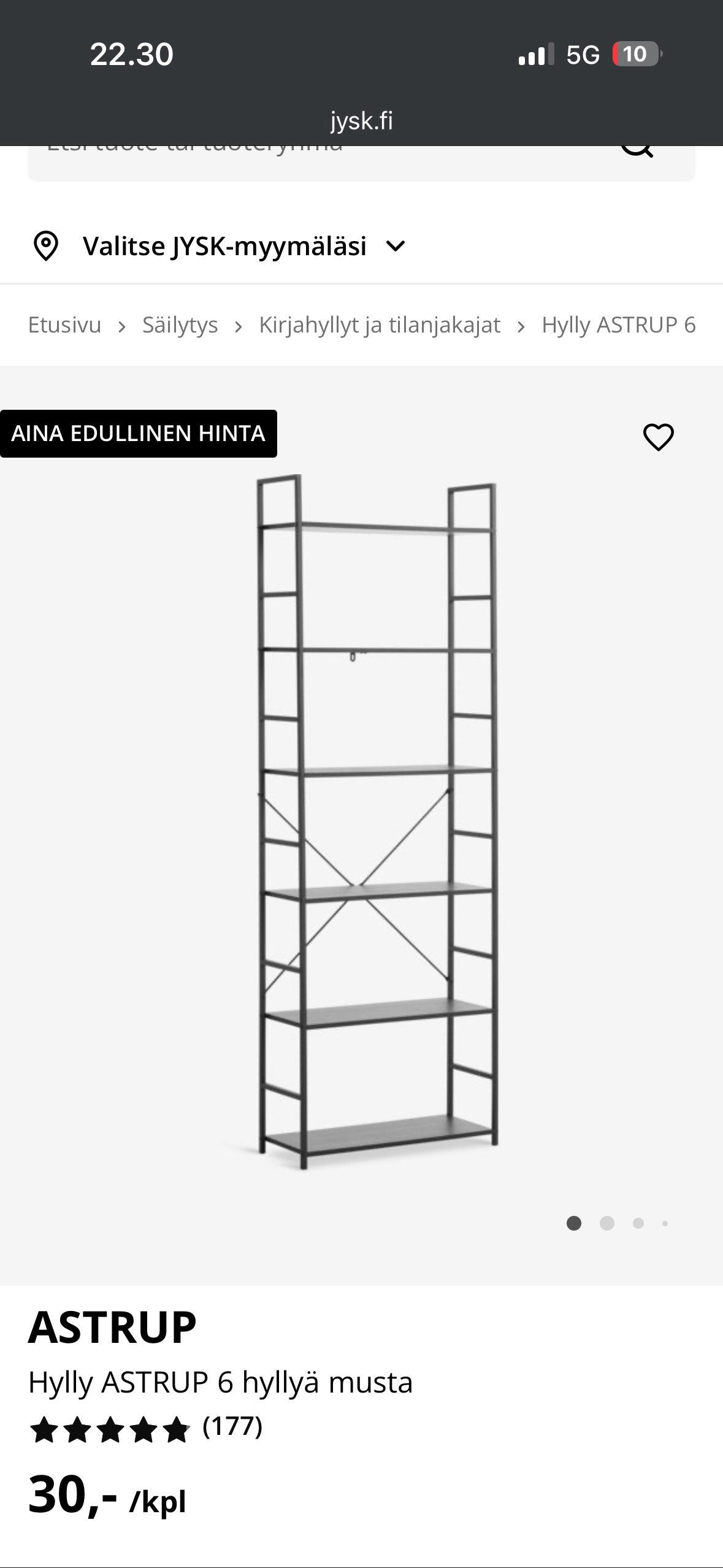 Jysk hyllykkö | Tori