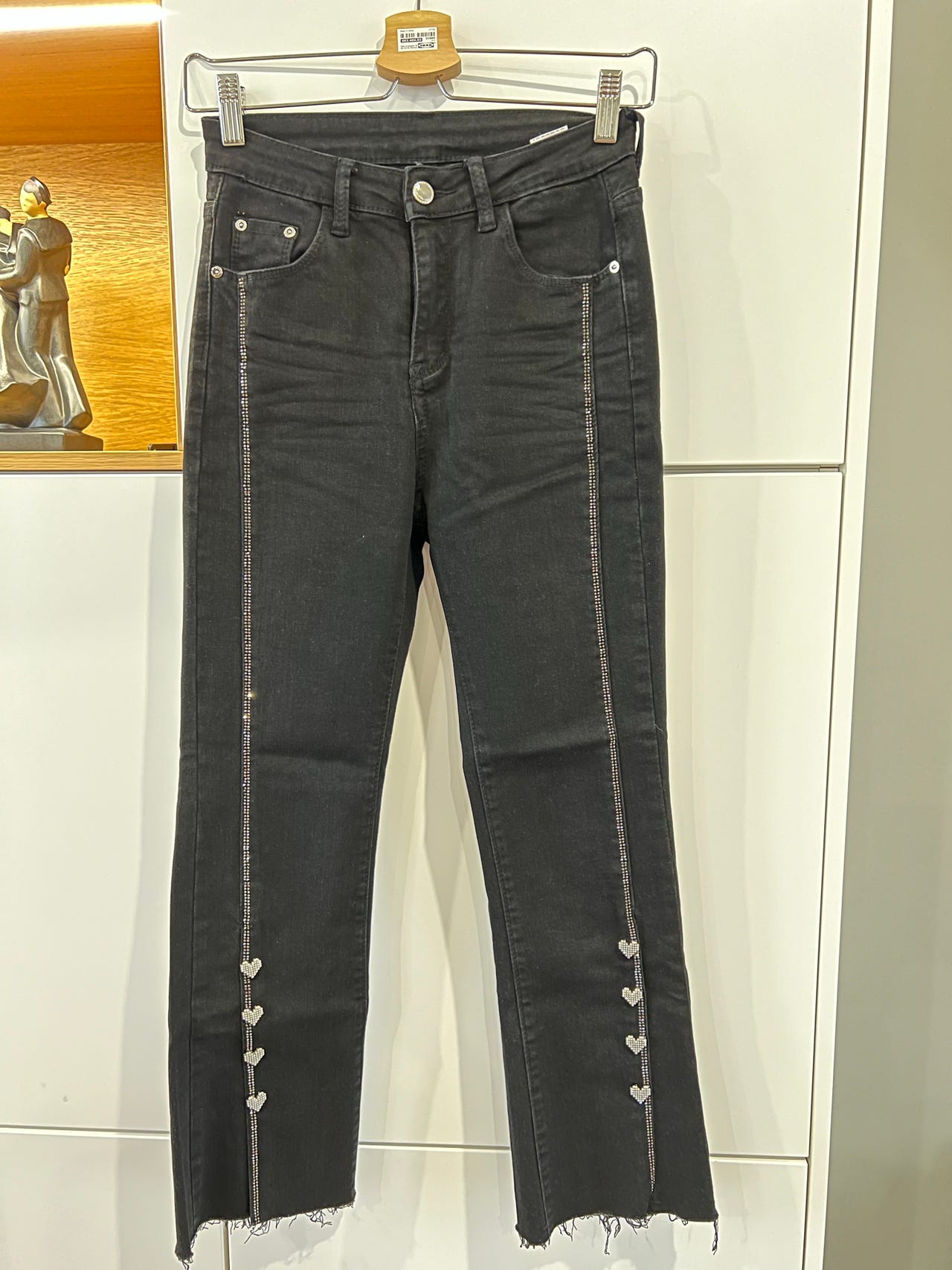 & Other Stories farkut musta denim W27 M