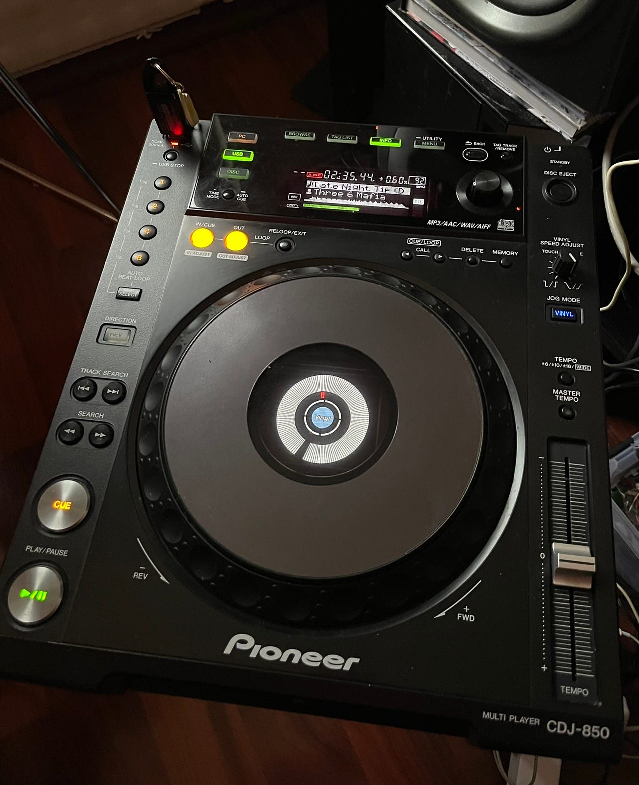 Pioneer CDJ-850 K Soitin | Tori