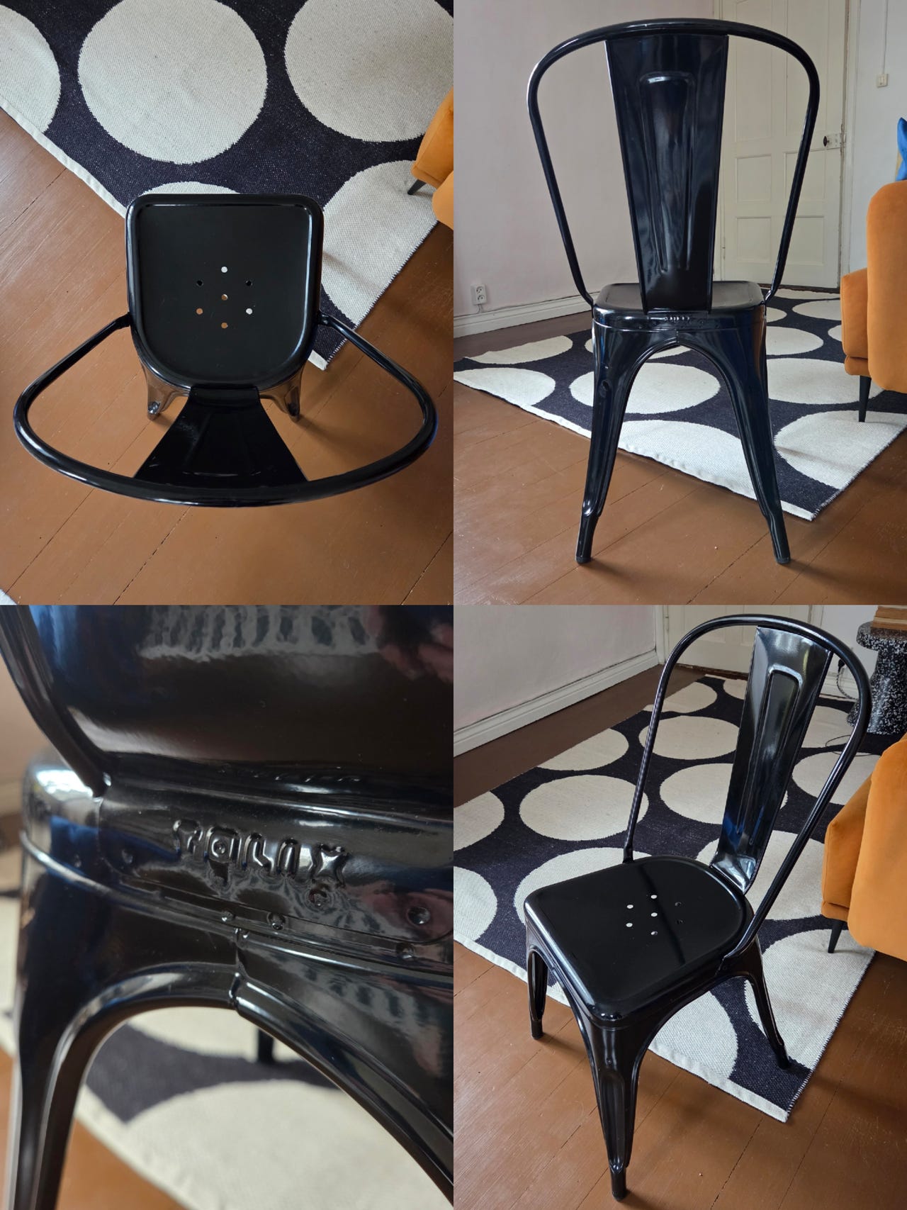 MYYDÄÄN TOLIX A CHAIR, MUSTA