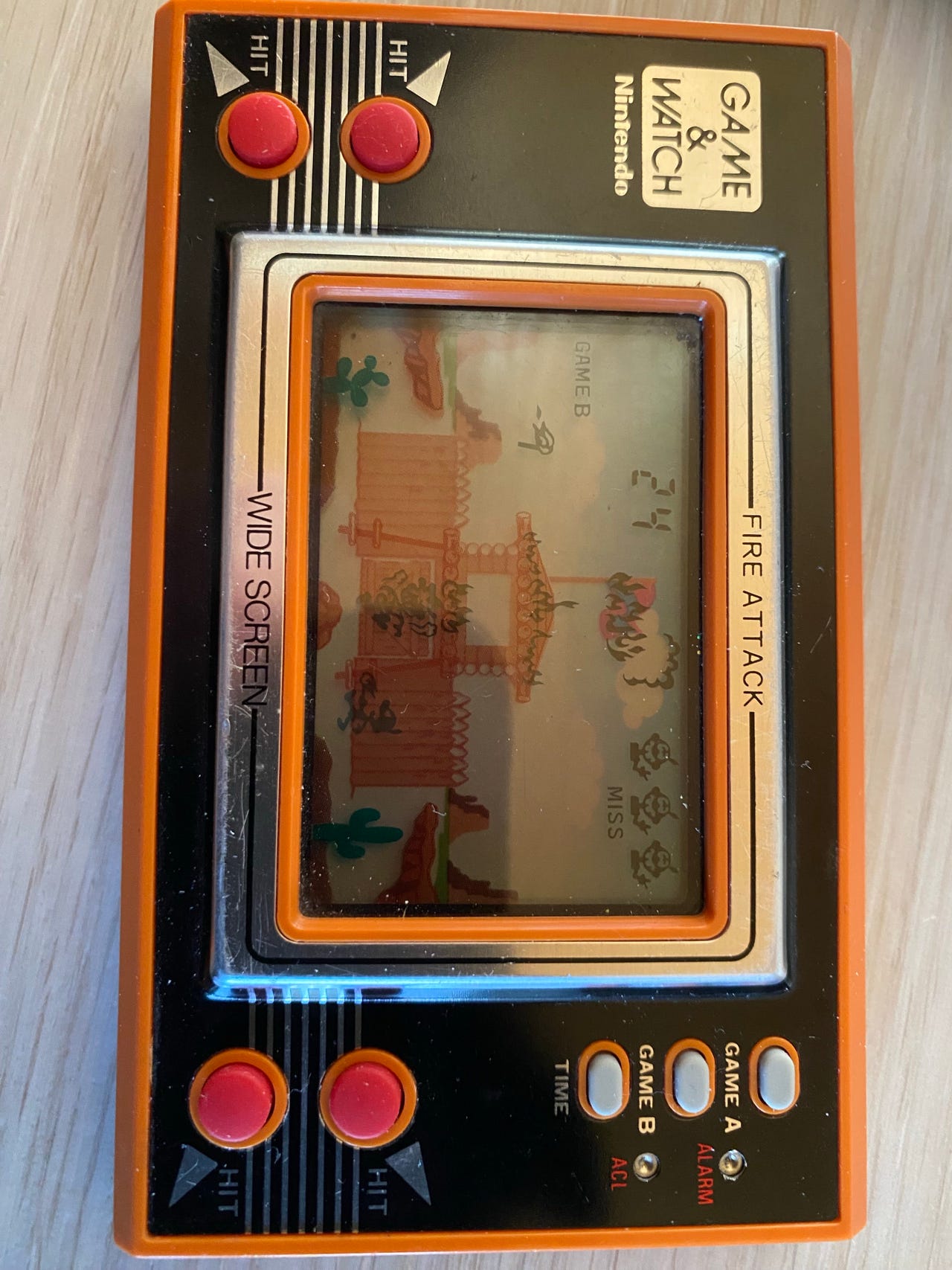 Nintendo Game & Watch Fire Attack elektroniikkapeli | Tori