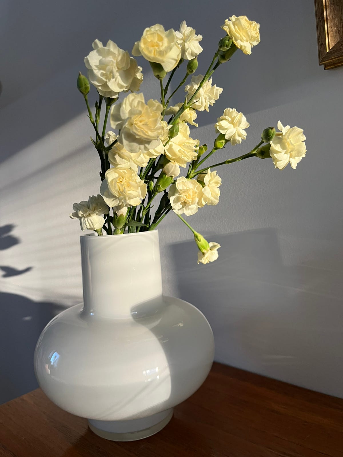Marimekko Umpu maljakko valkoinen lasi