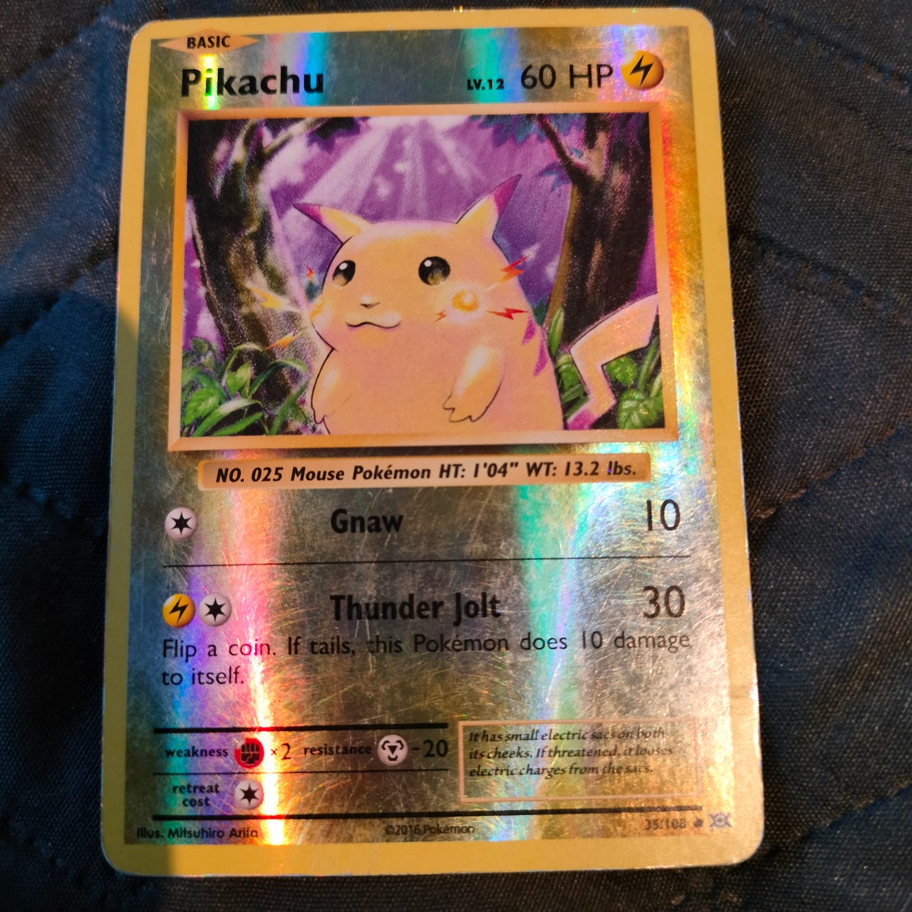 Pikachu holo 35/108 | Tori