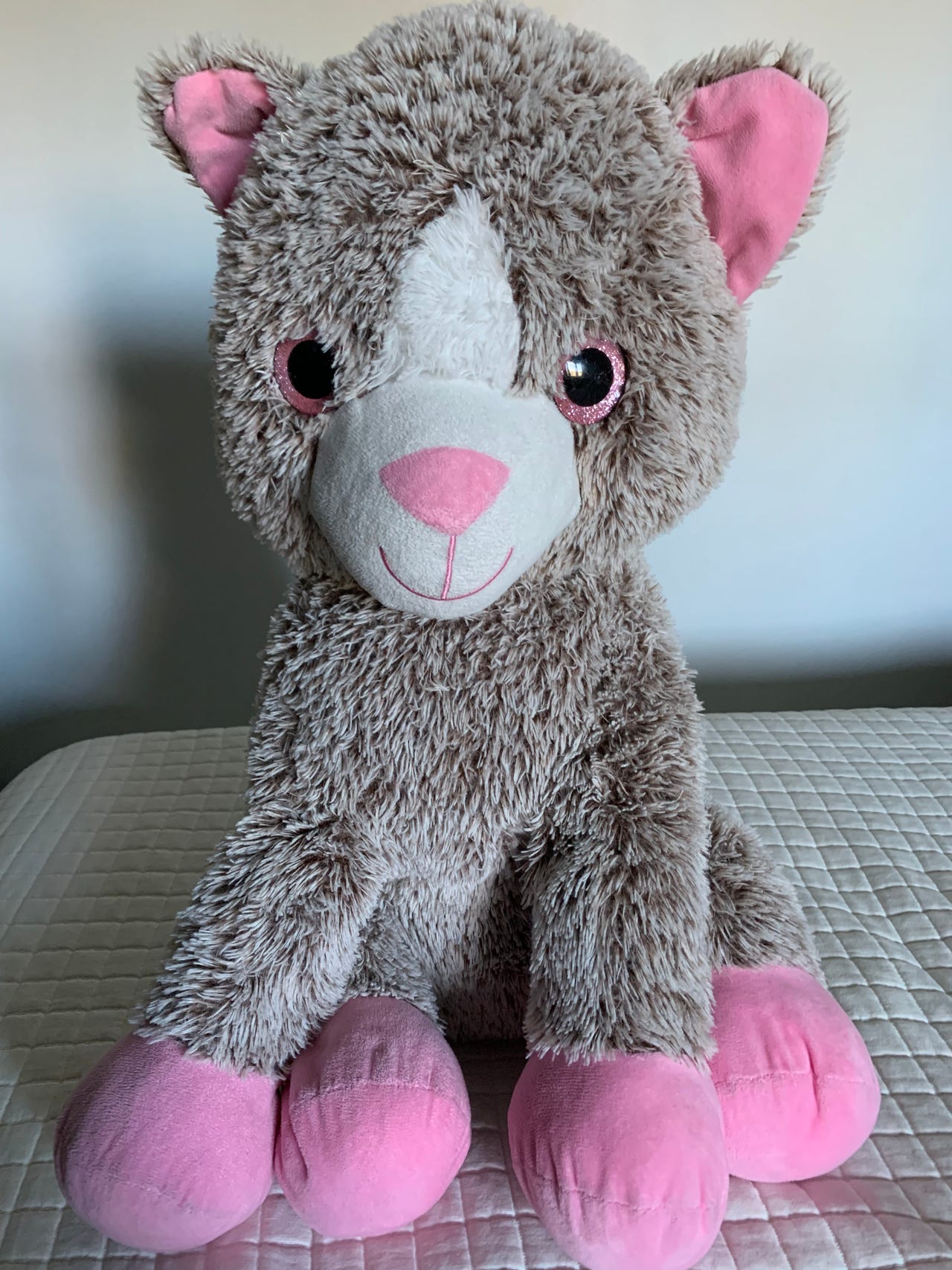 Suurisilmäinen, iso  TY  kissa -pehmo, 70 cm