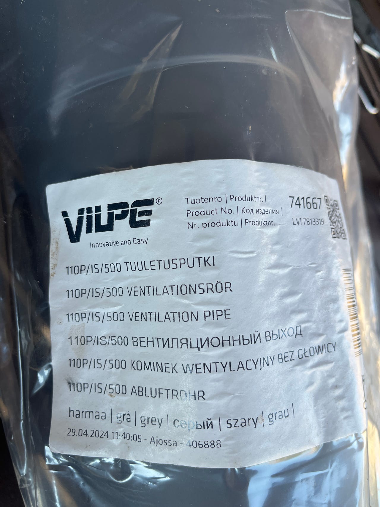 Vilpe tuuletusputki