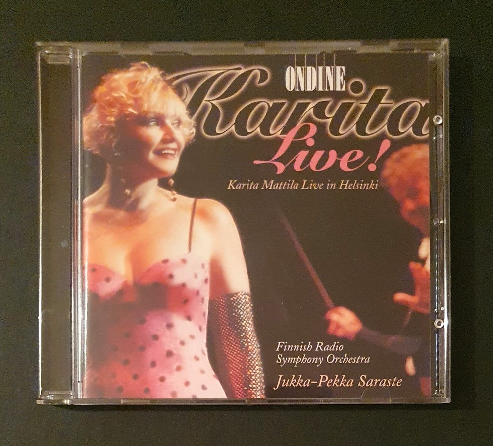 Karita Mattila Live In Helsinki CD 2000 Tori
