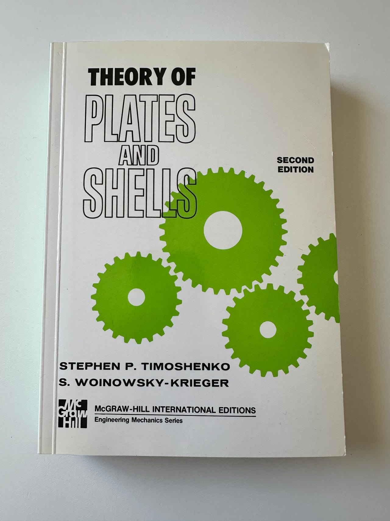Theory of Plates and Shells (1976) Stephen P. Timoshenko, S