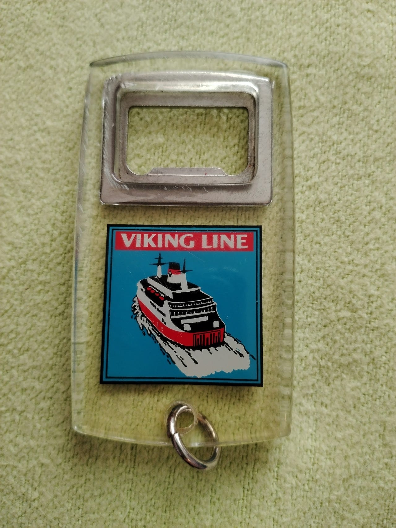 Viking Line pullonavaaja – siisti vintage‑matkamuisto