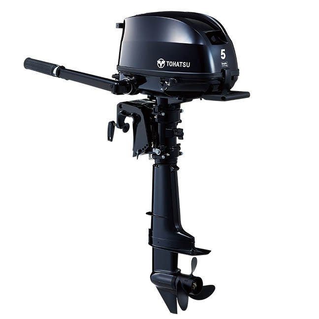 Tohatsu MFSS5DS 12L tankilla ja letkulla. 7V takuu