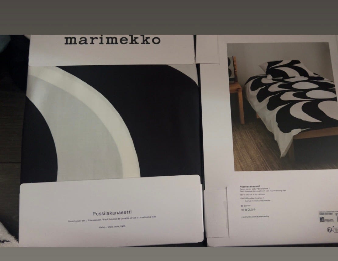 Marimekko kaivo pussilakanat