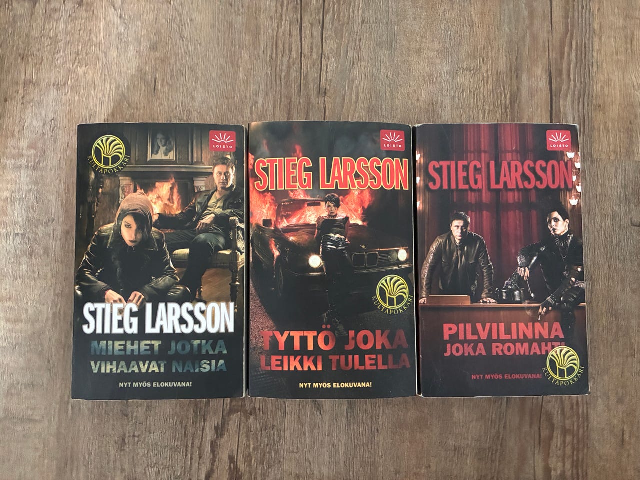 Stieg Larsson Millennium-trilogia pokkarit