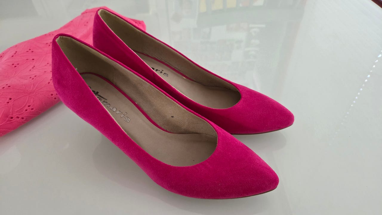 Tamaris korkokengät koko 40 pinkki