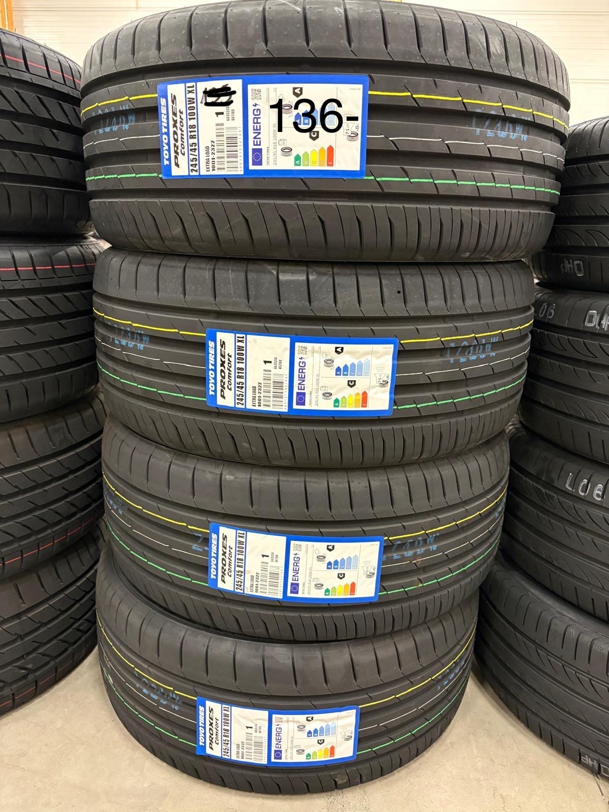 245/45R18 Toyo Proxes Comfort 100W uudet