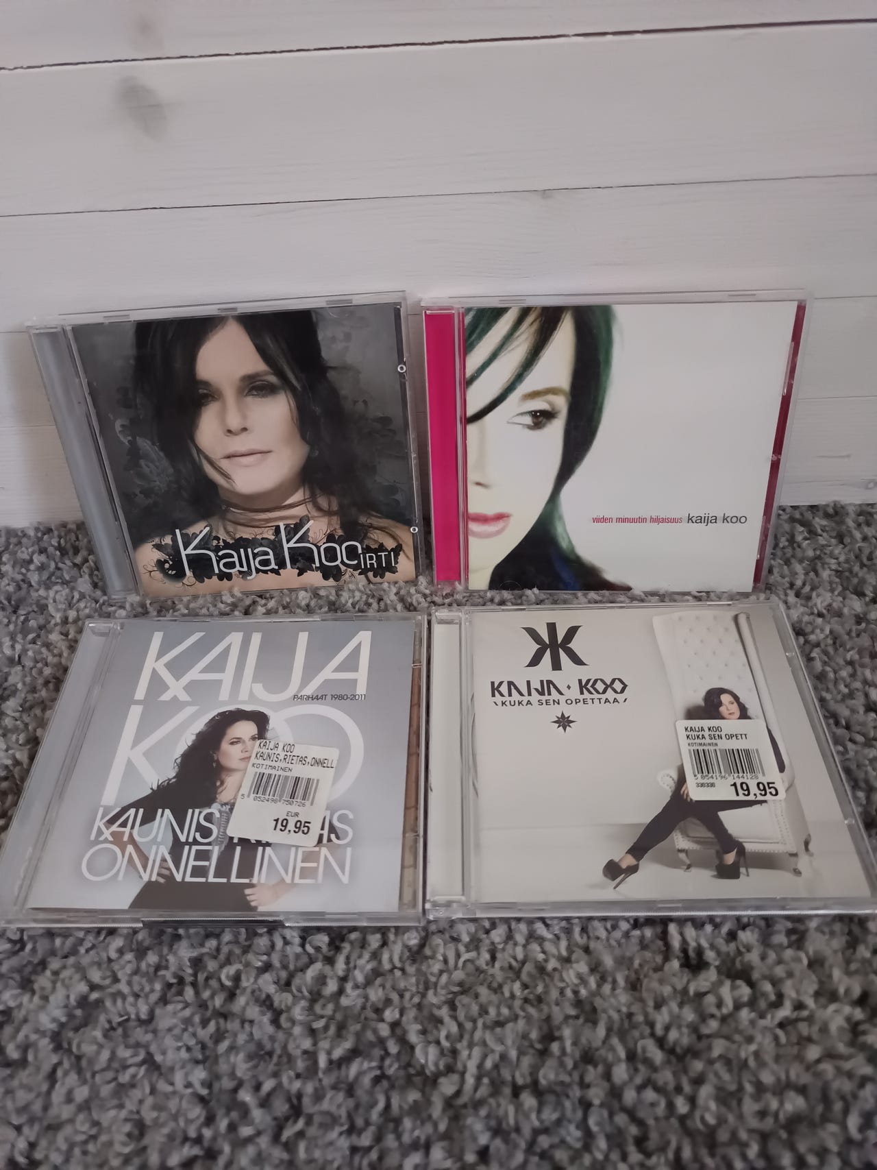 Kaija Koo CD-levyjä 4 kpl