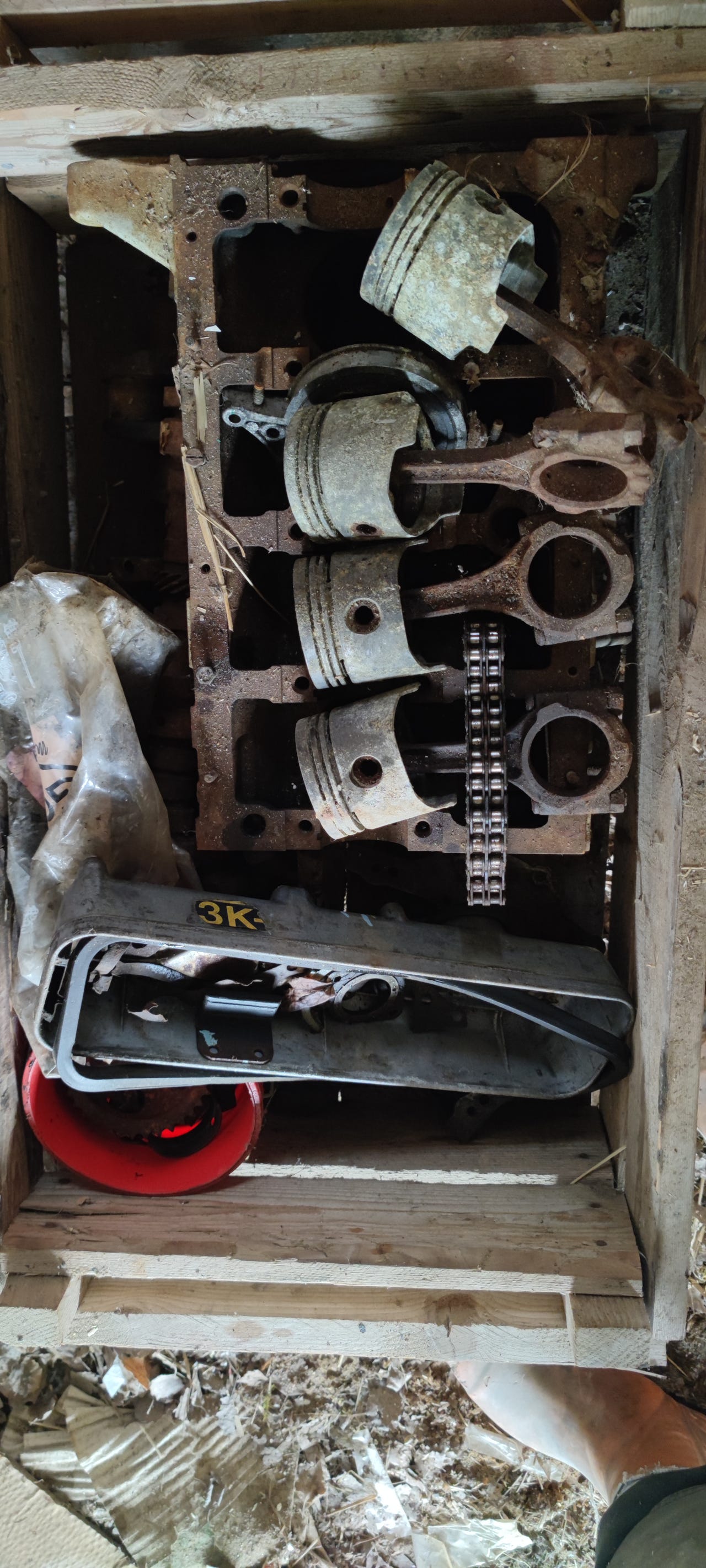 Toyota moottorin osat 3K
