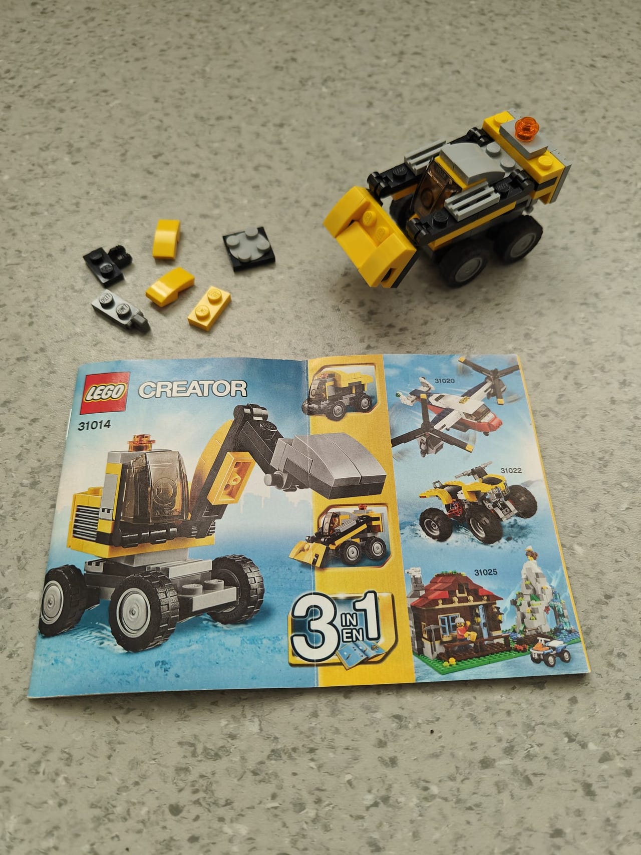 LEGO® Creator | #31014 | 3in1 Kaivuri