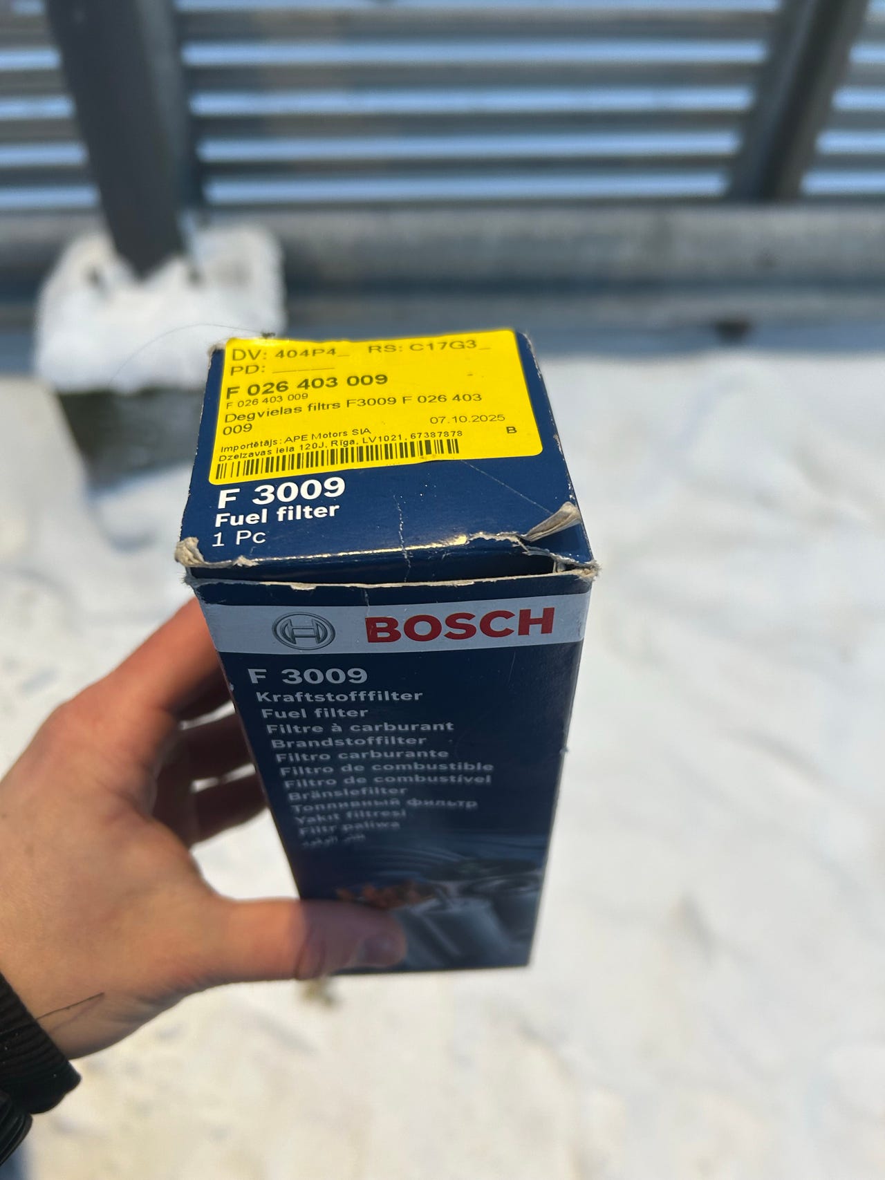 Bosch polttoainesuodatin