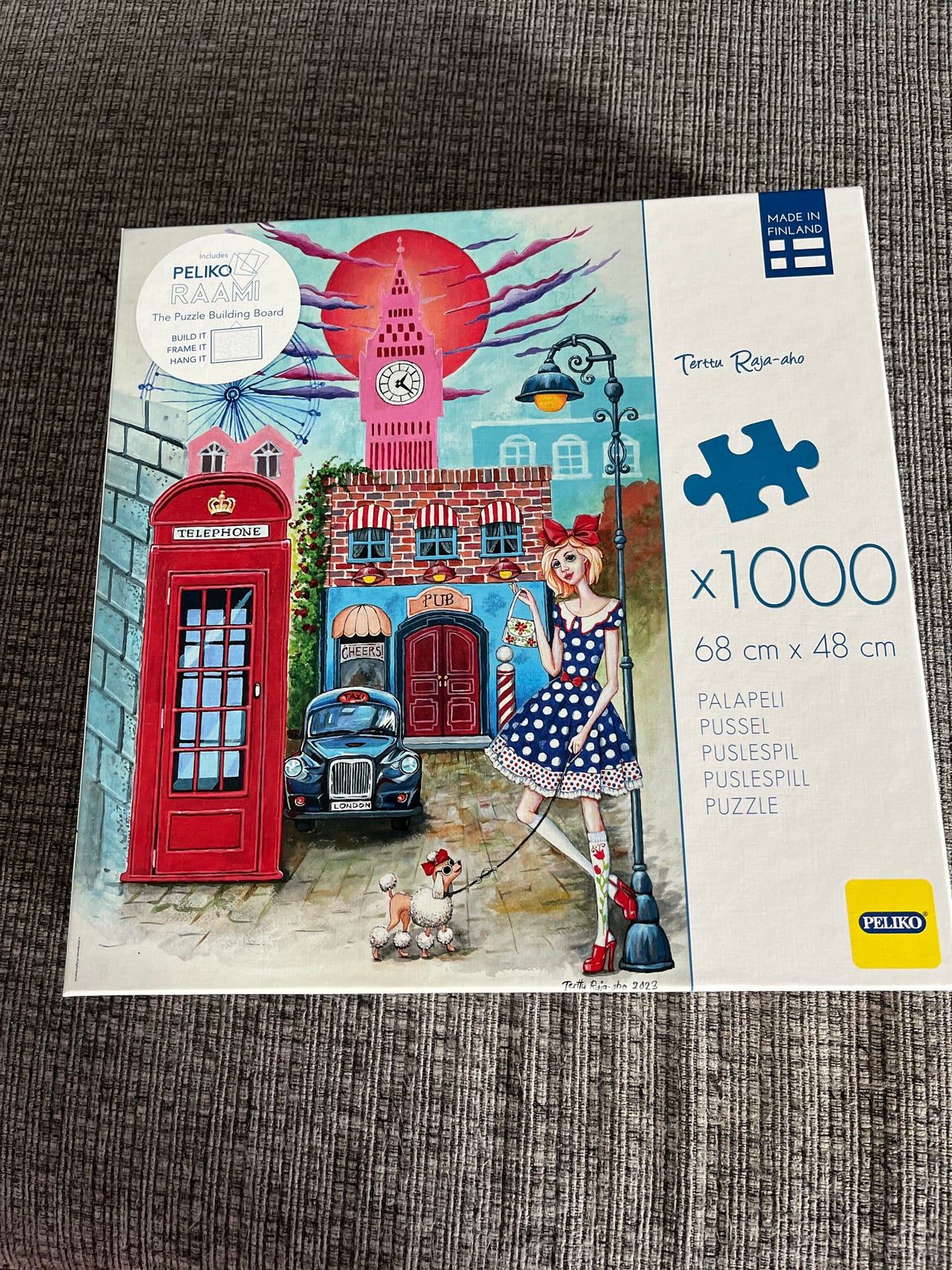 Peliko 1000 palan palapeli Lontoo-aiheinen